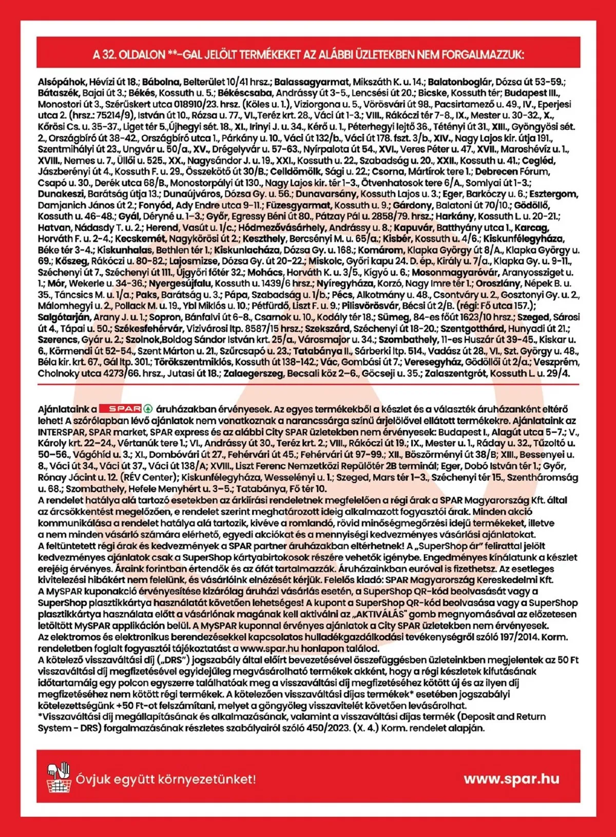 Spar akciós újság 01.02–01.07 – 38. oldal