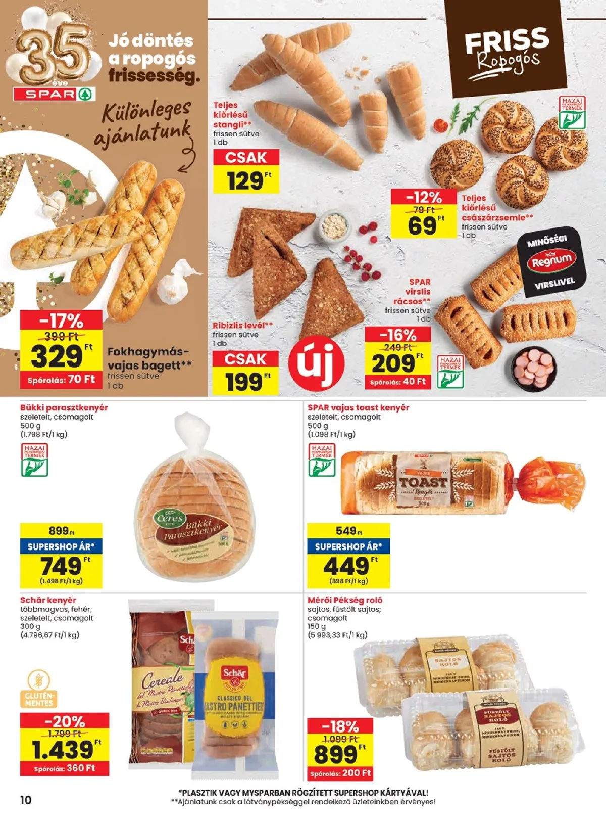Spar akciós újság 01.08–01.14 – 10. oldal