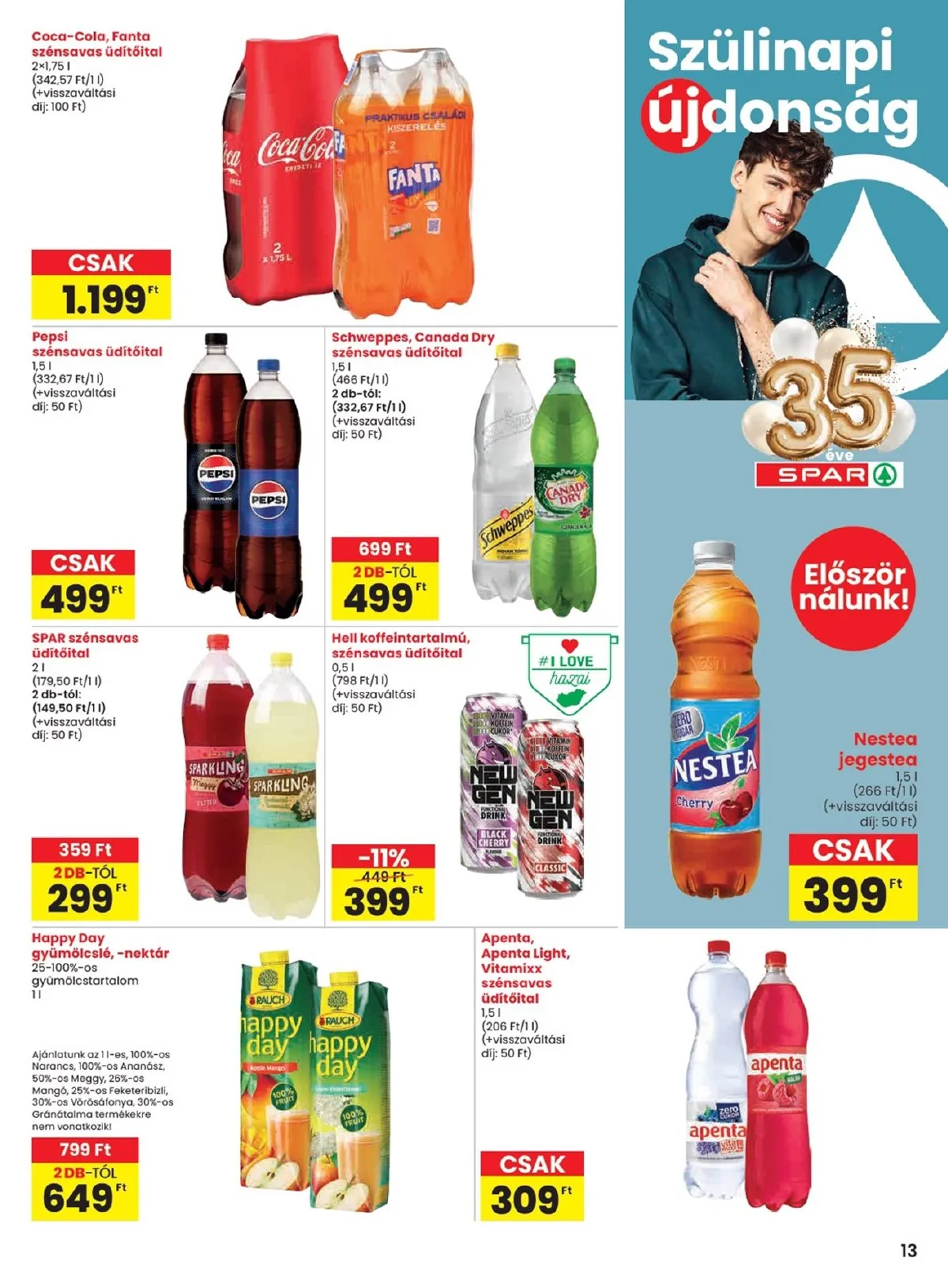 Spar akciós újság 01.08–01.14 – 13. oldal