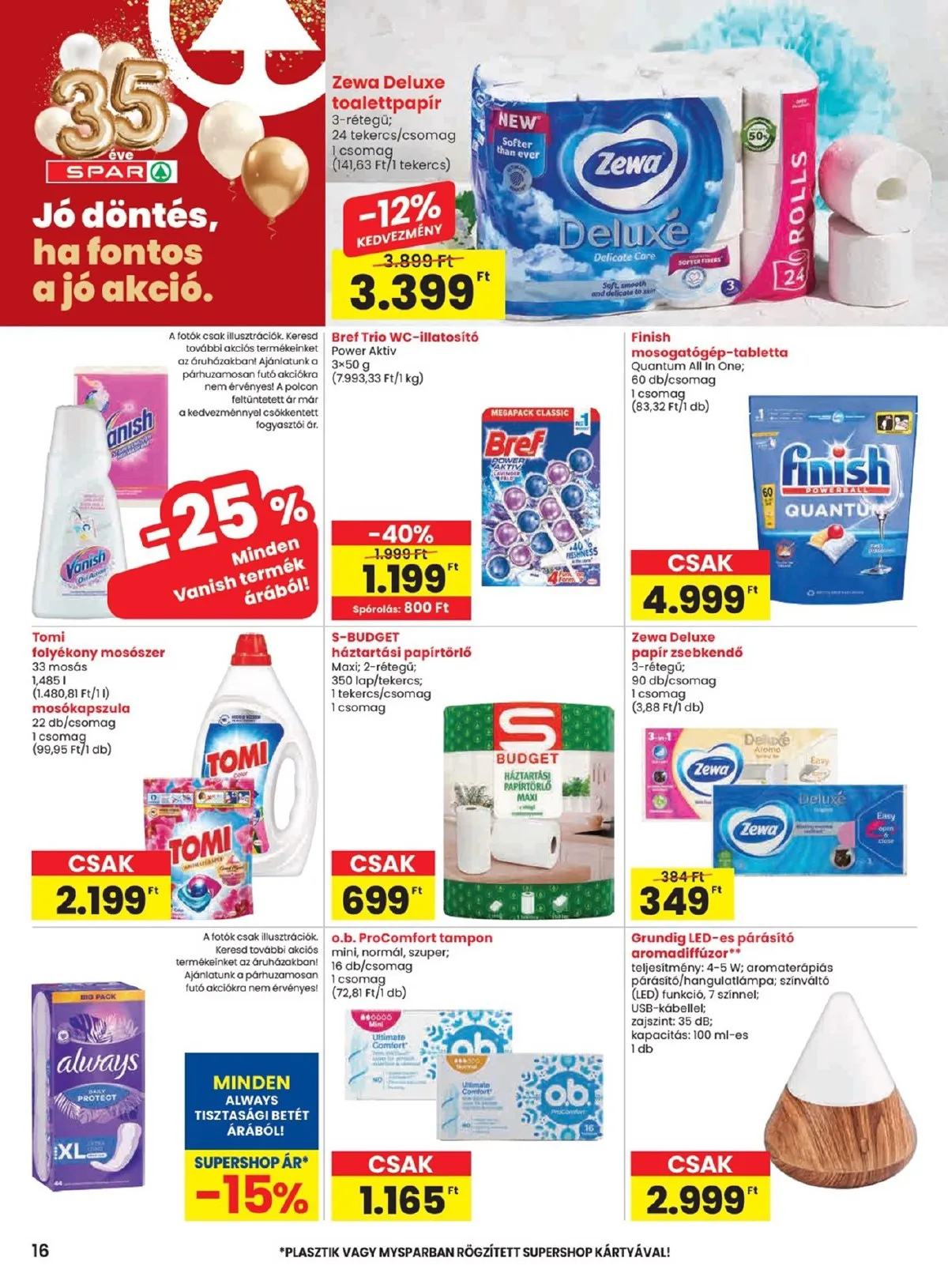 Spar akciós újság 01.08–01.14 – 16. oldal