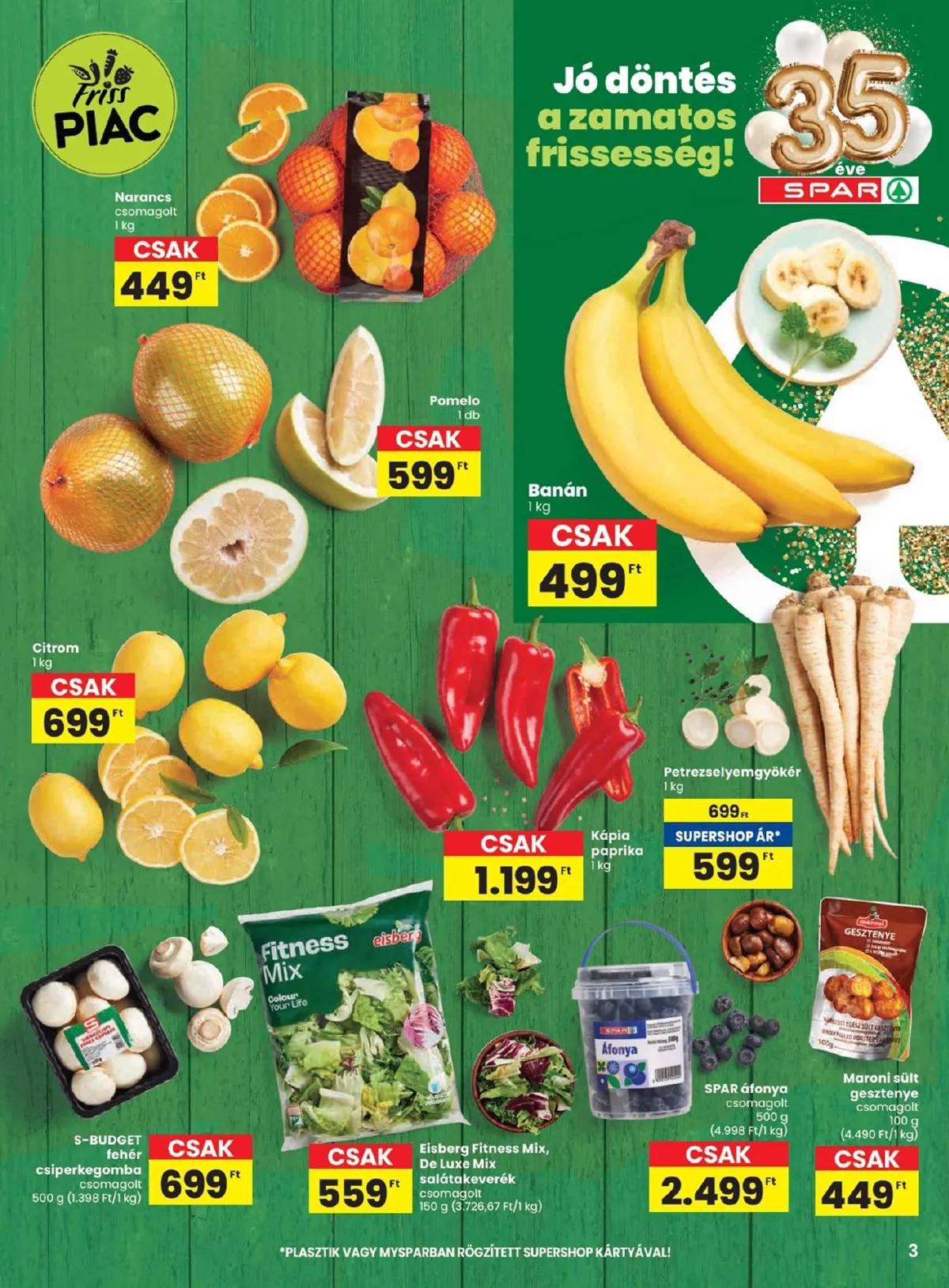 Spar akciós újság 01.08–01.14 – 3. oldal