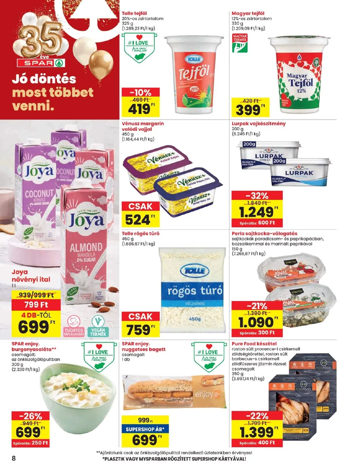 Spar akciós újság 01.08–01.14 – 8. oldal