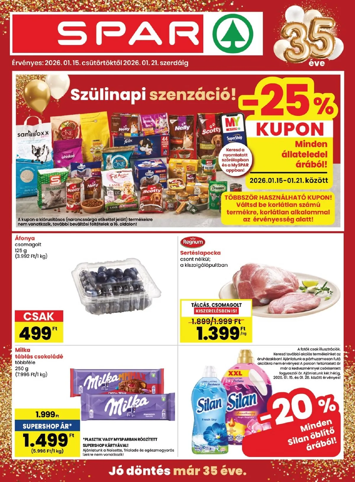 Spar akciós újság 01.15–01.21