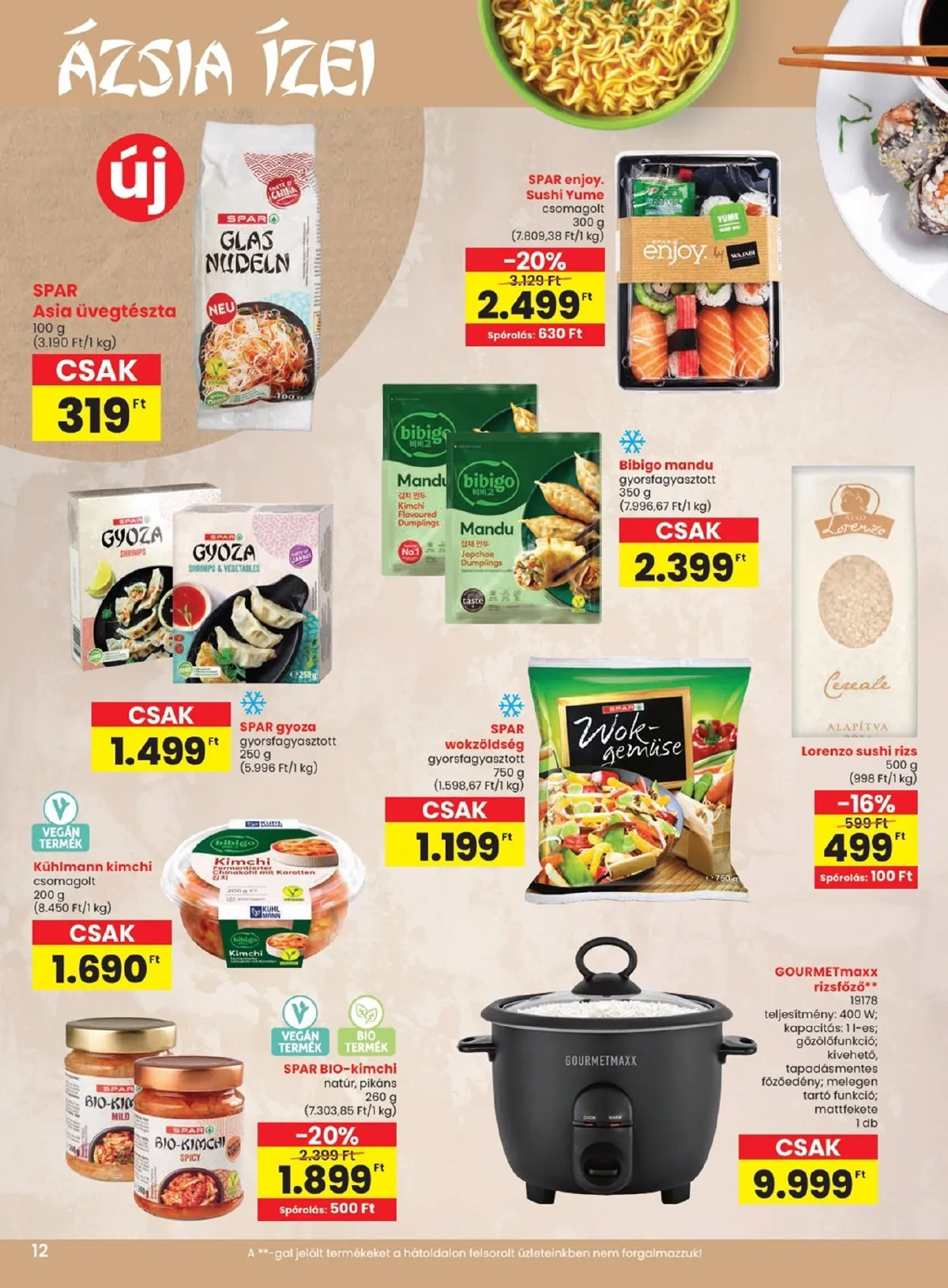 Spar akciós újság 01.15–01.21 – 12. oldal