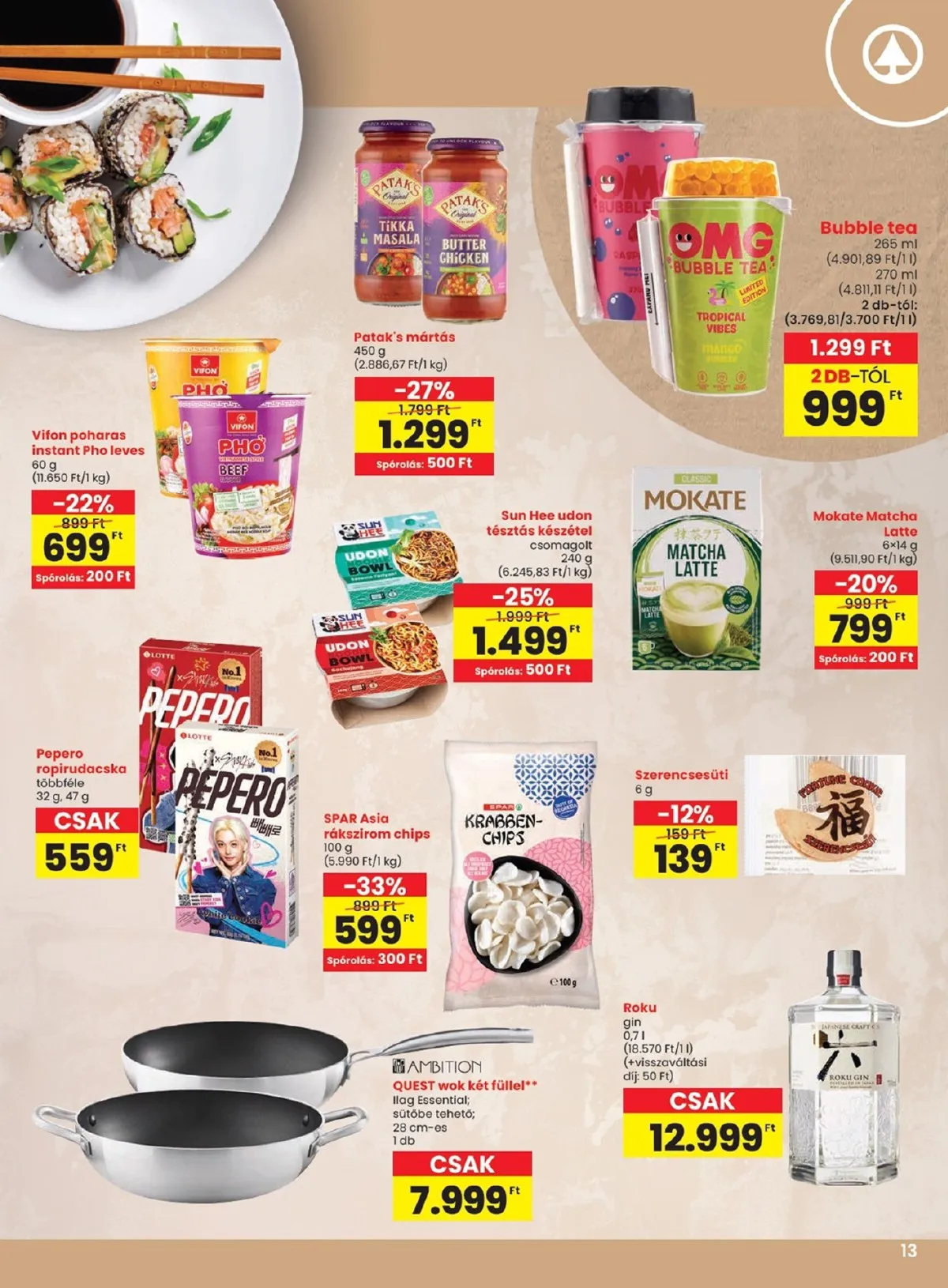Spar akciós újság 01.15–01.21 – 13. oldal