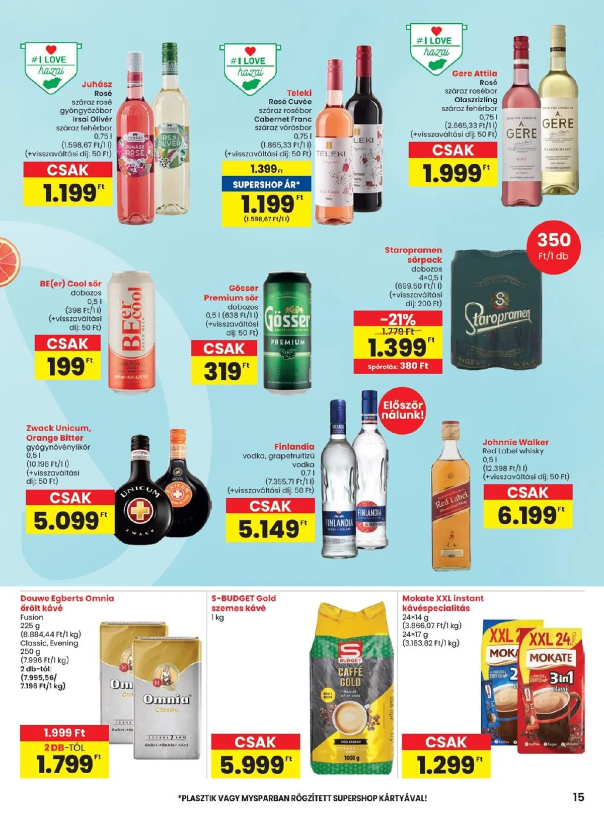 Spar akciós újság 01.15–01.21 – 15. oldal