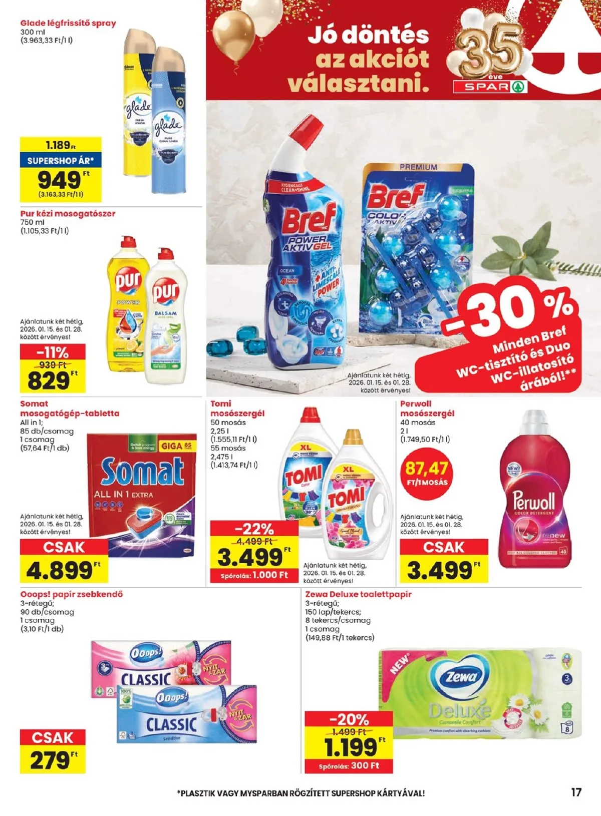Spar akciós újság 01.15–01.21 – 17. oldal