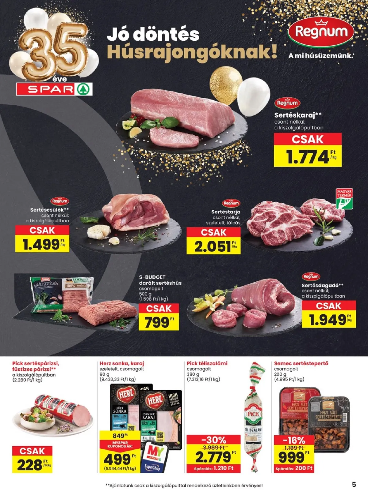 Spar akciós újság 01.15–01.21 – 5. oldal