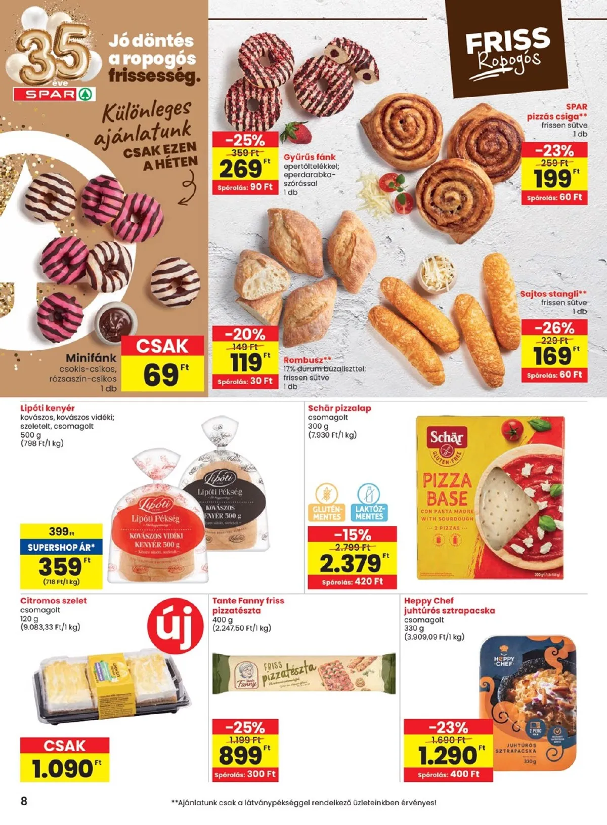 Spar akciós újság 01.15–01.21 – 8. oldal