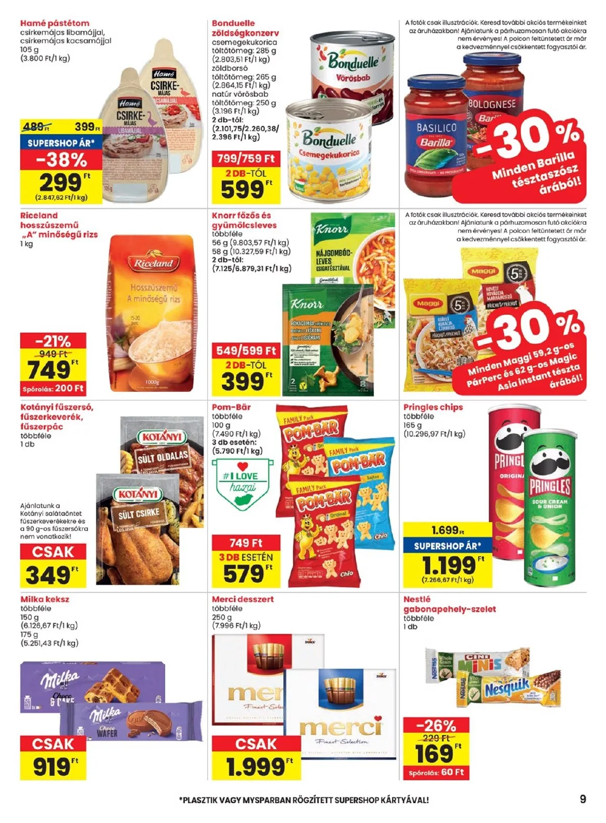 Spar akciós újság 01.15–01.21 – 9. oldal