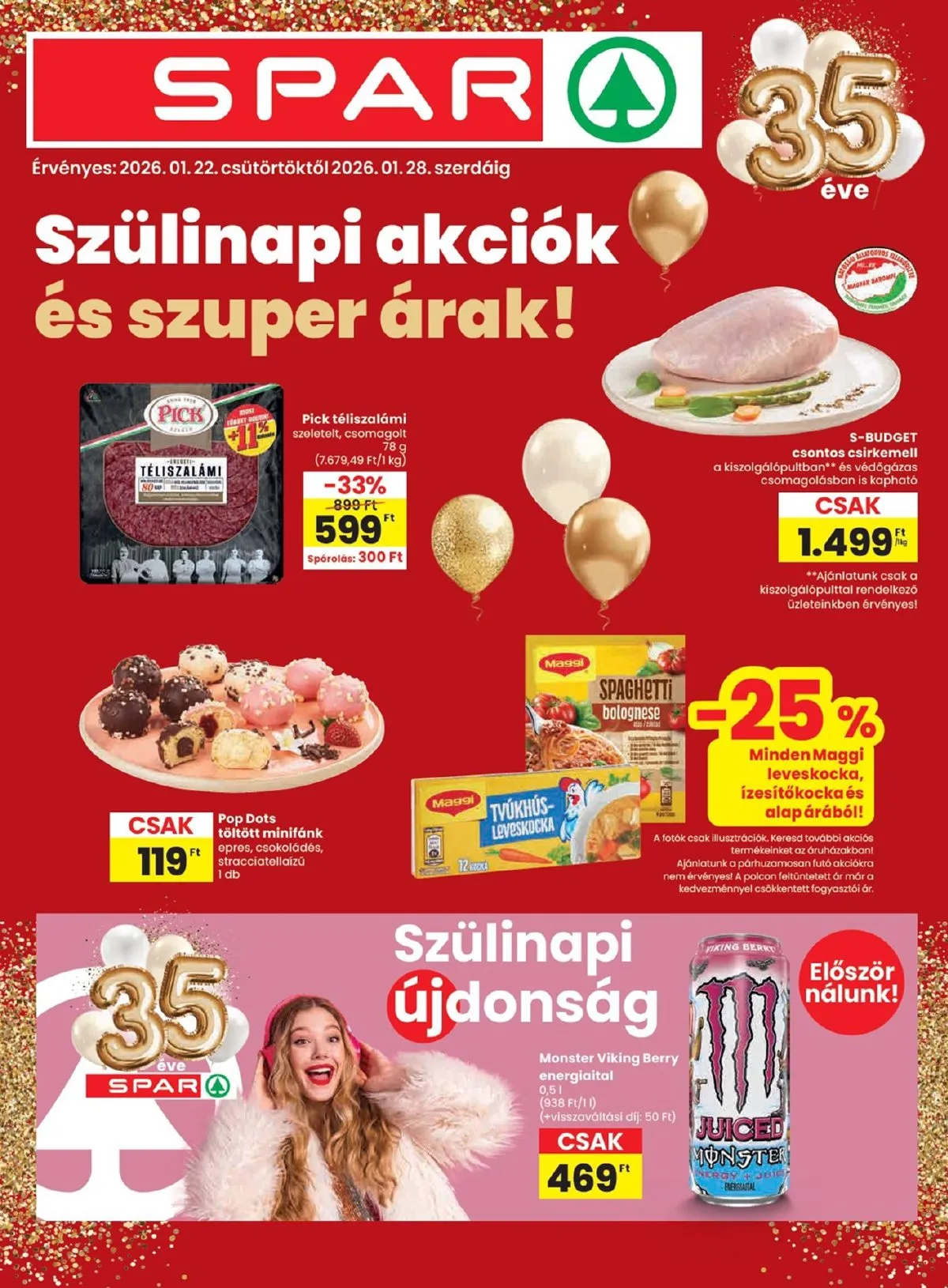 Spar akciós újság 01.22–01.28