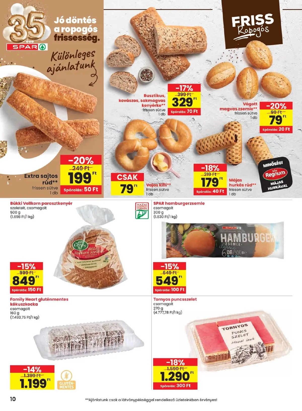 Spar akciós újság 01.22–01.28 – 10. oldal