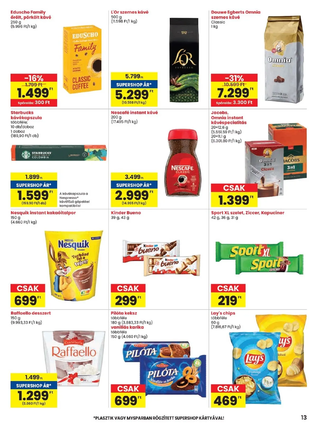 Spar akciós újság 01.22–01.28 – 13. oldal