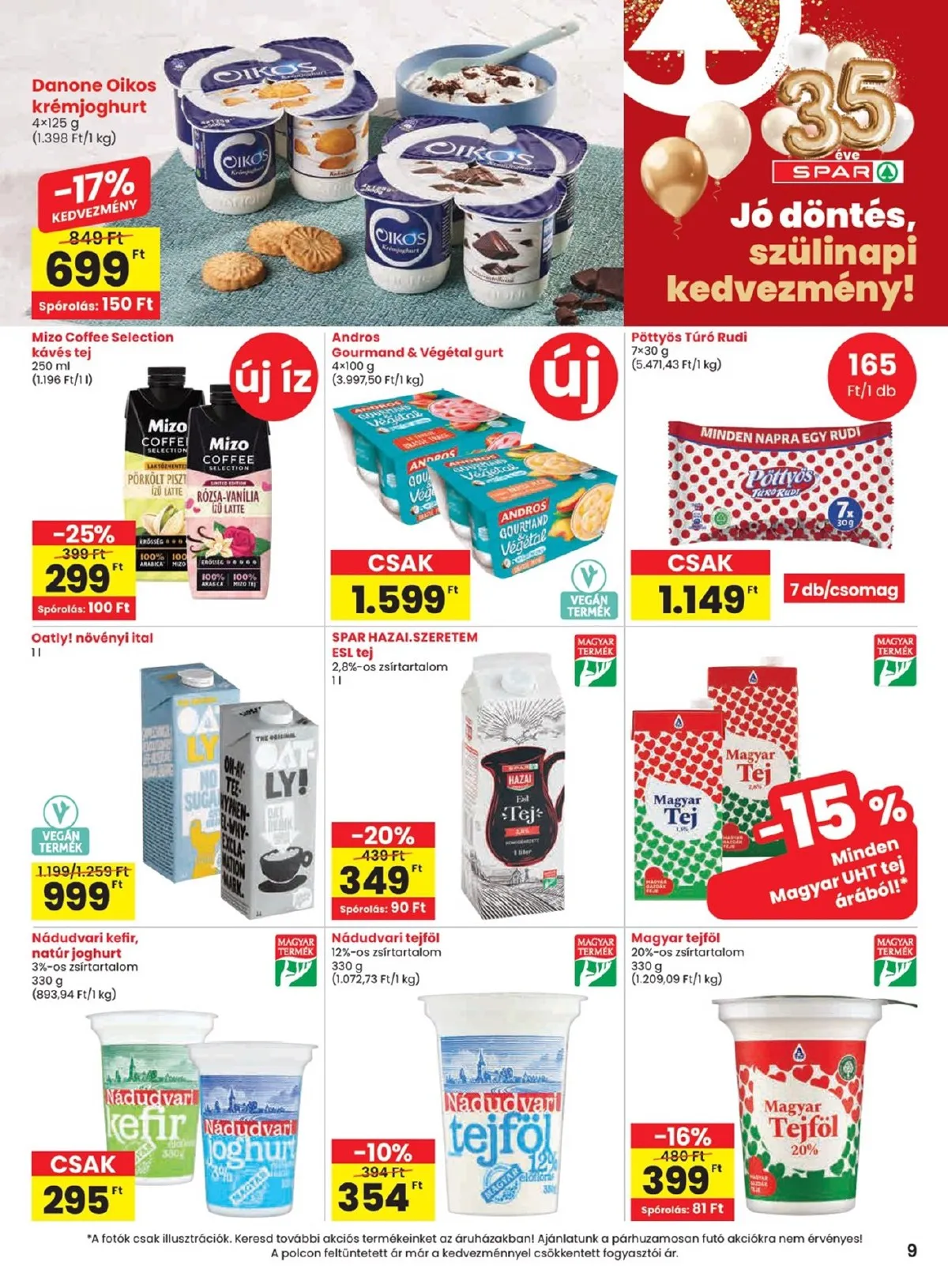 Spar akciós újság 01.22–01.28 – 9. oldal