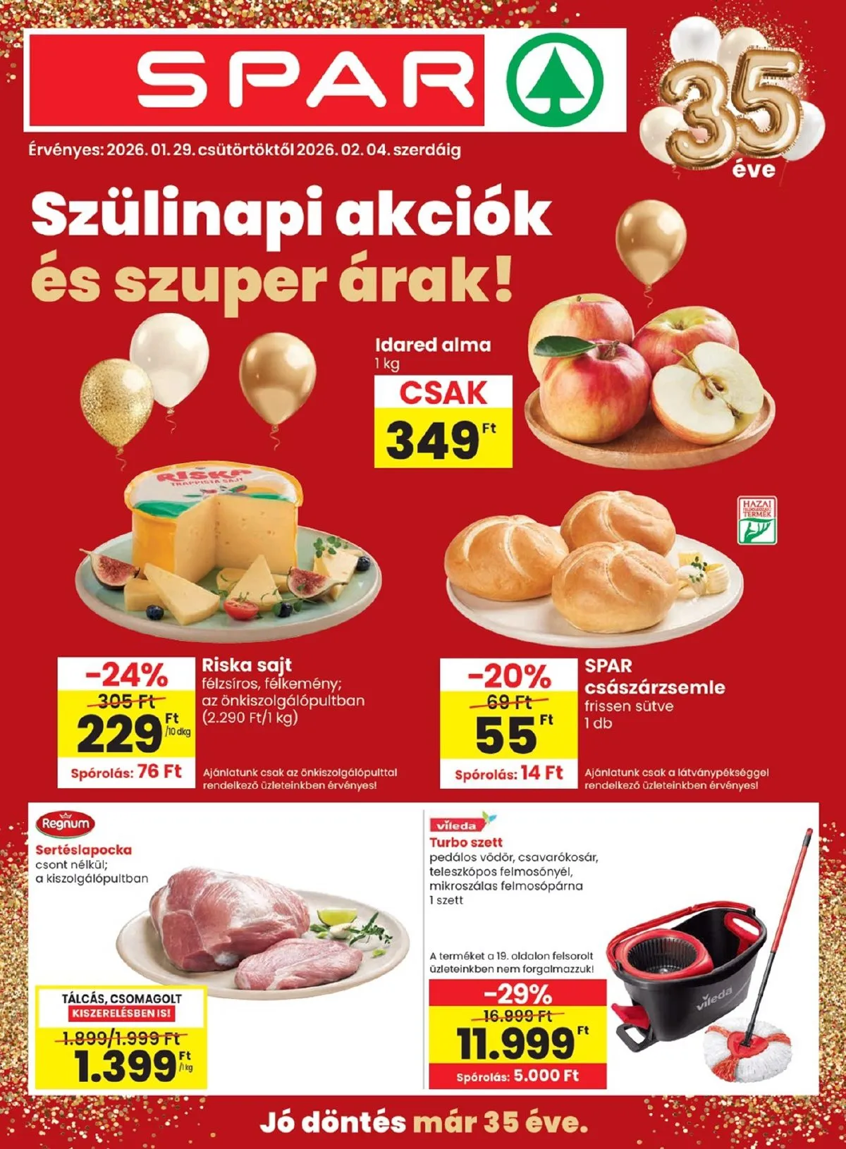 Spar akciós újság 01.29–02.04