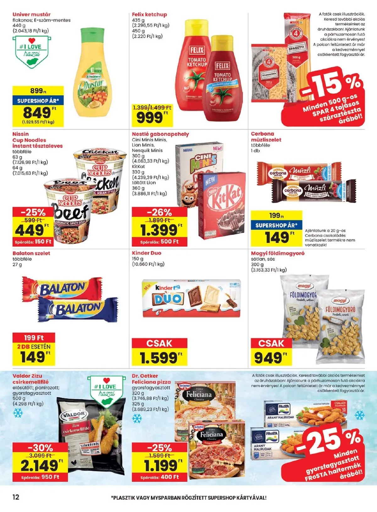 Spar akciós újság 01.29–02.04 – 12. oldal