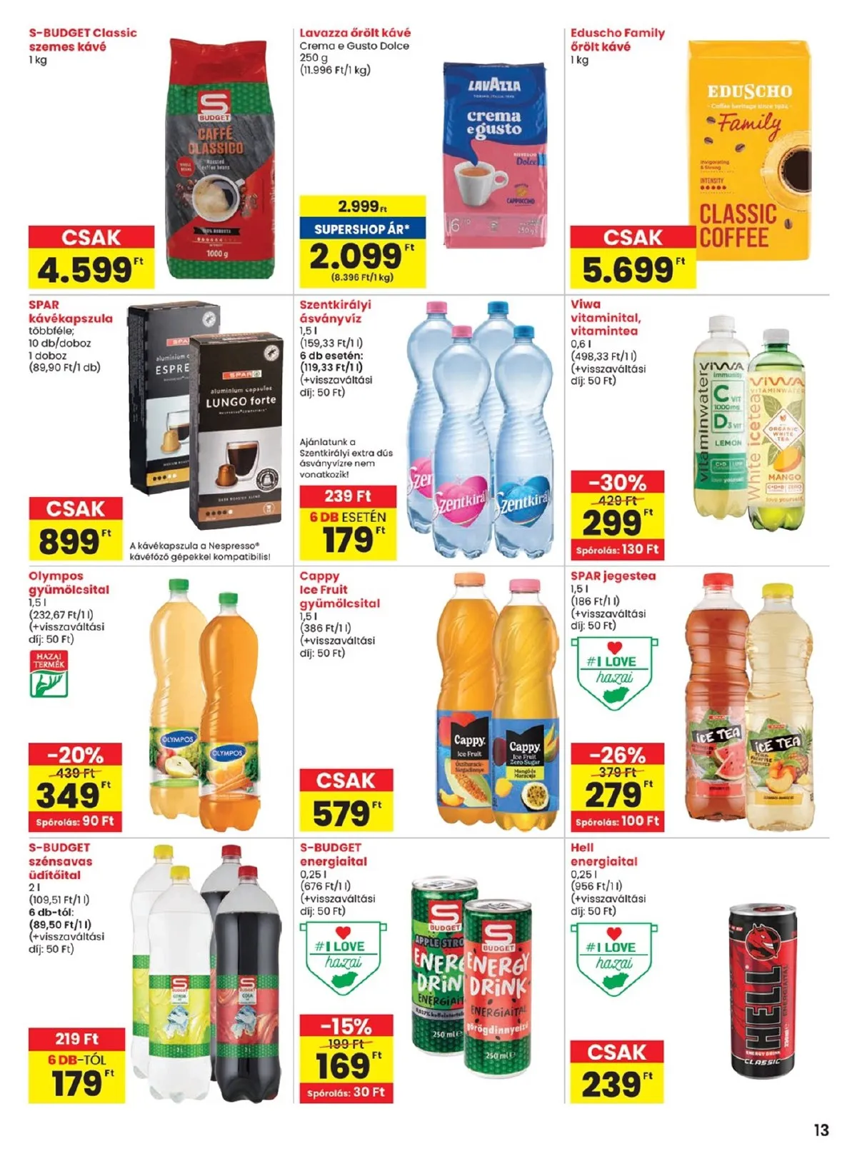 Spar akciós újság 01.29–02.04 – 13. oldal