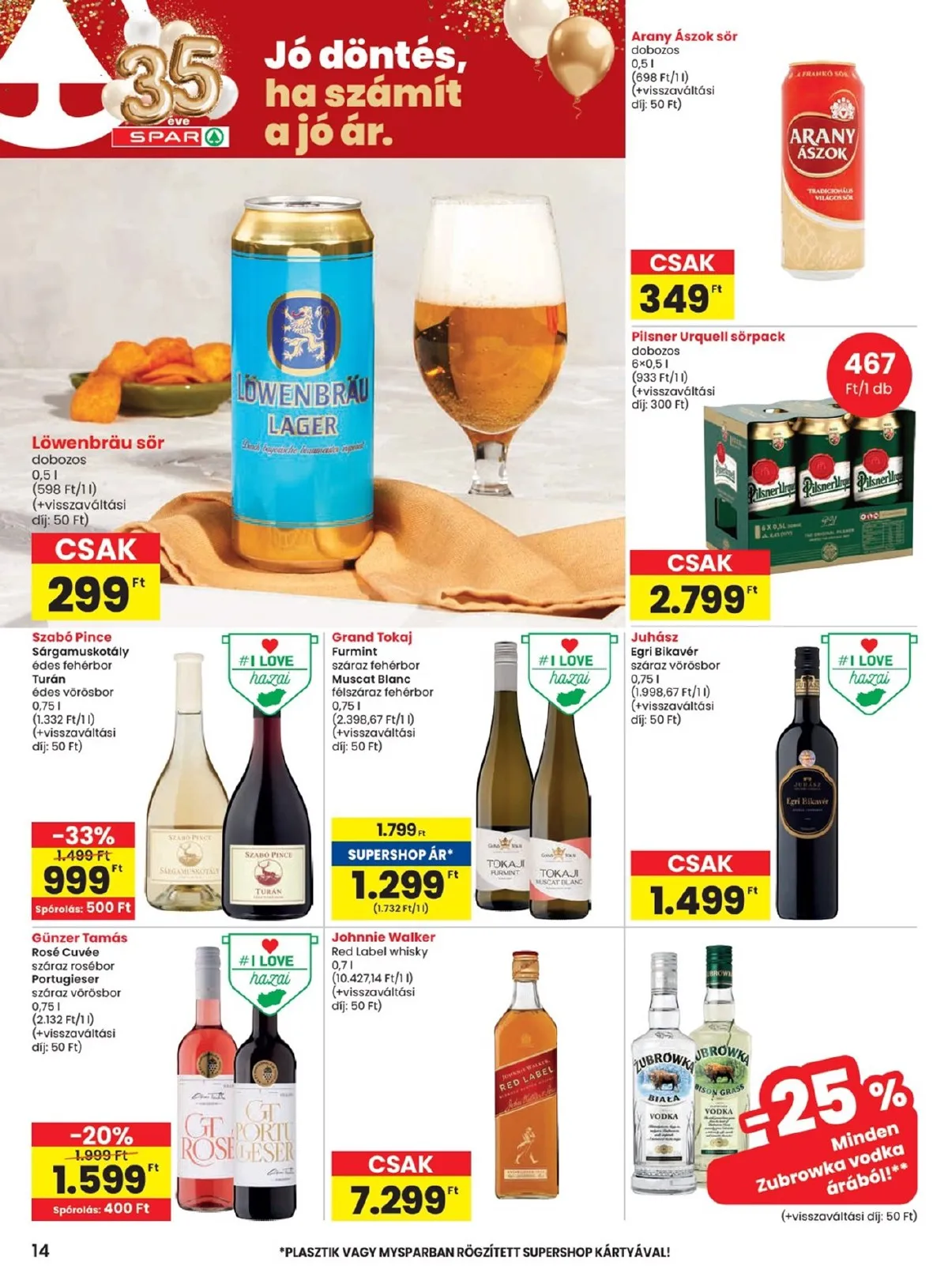 Spar akciós újság 01.29–02.04 – 14. oldal