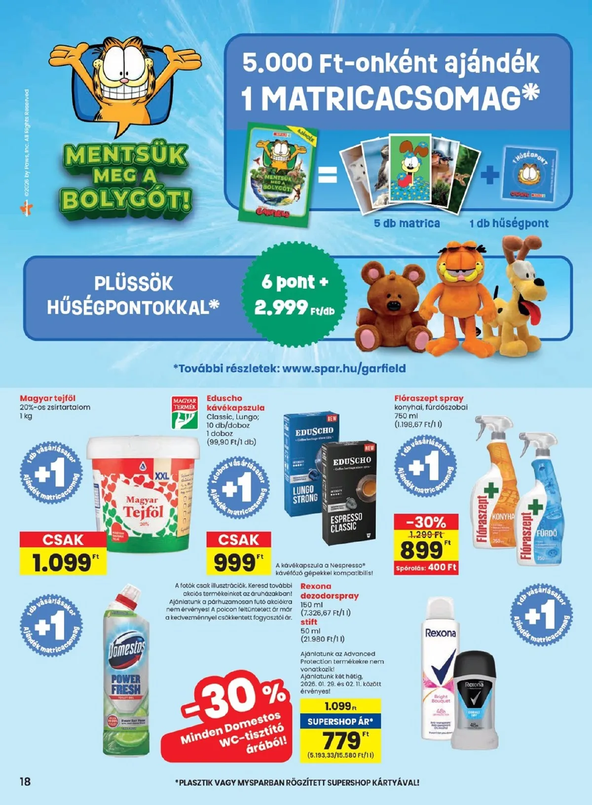 Spar akciós újság 01.29–02.04 – 18. oldal