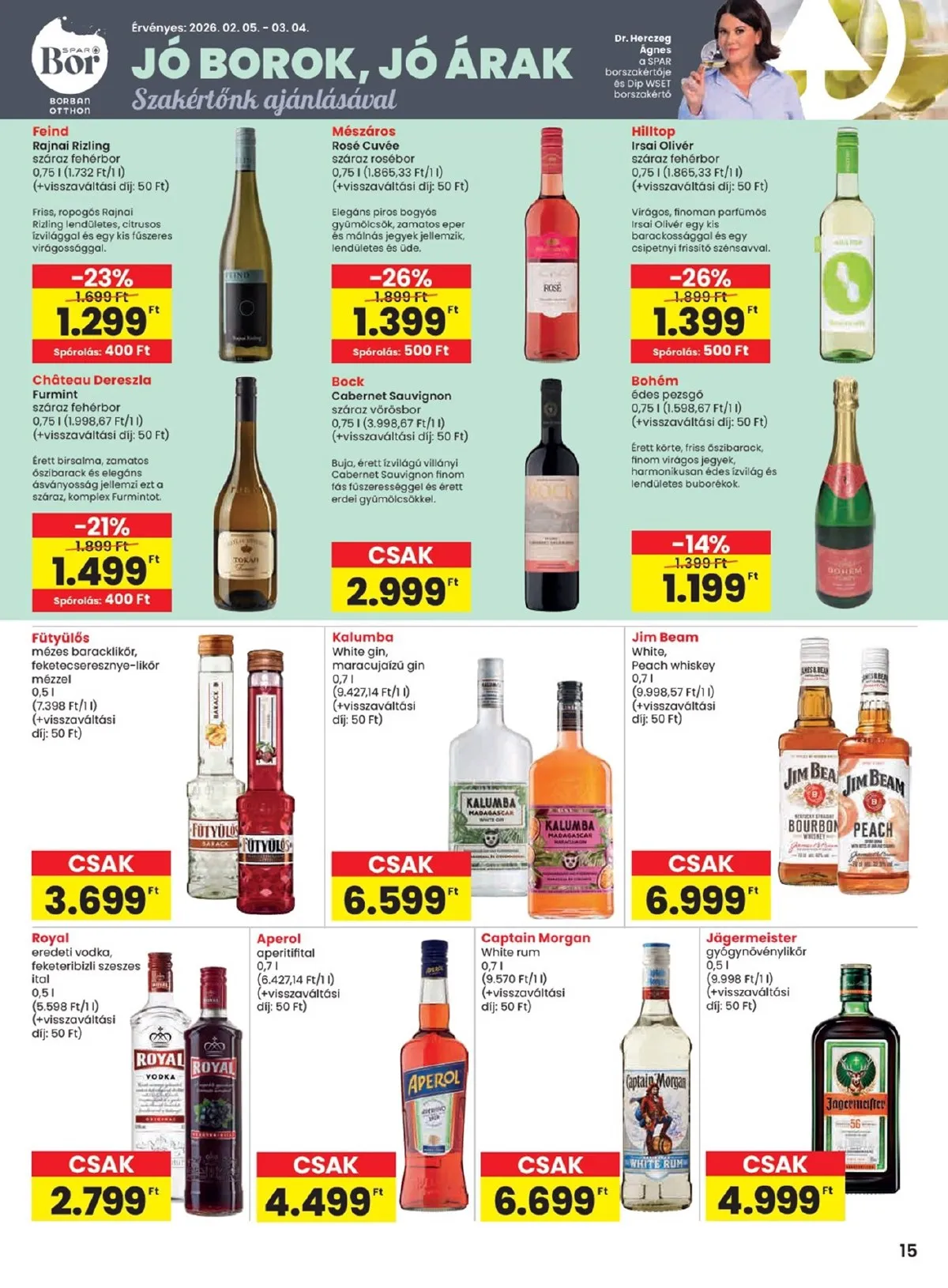 Spar akciós újság 02.05–02.11 – 15. oldal