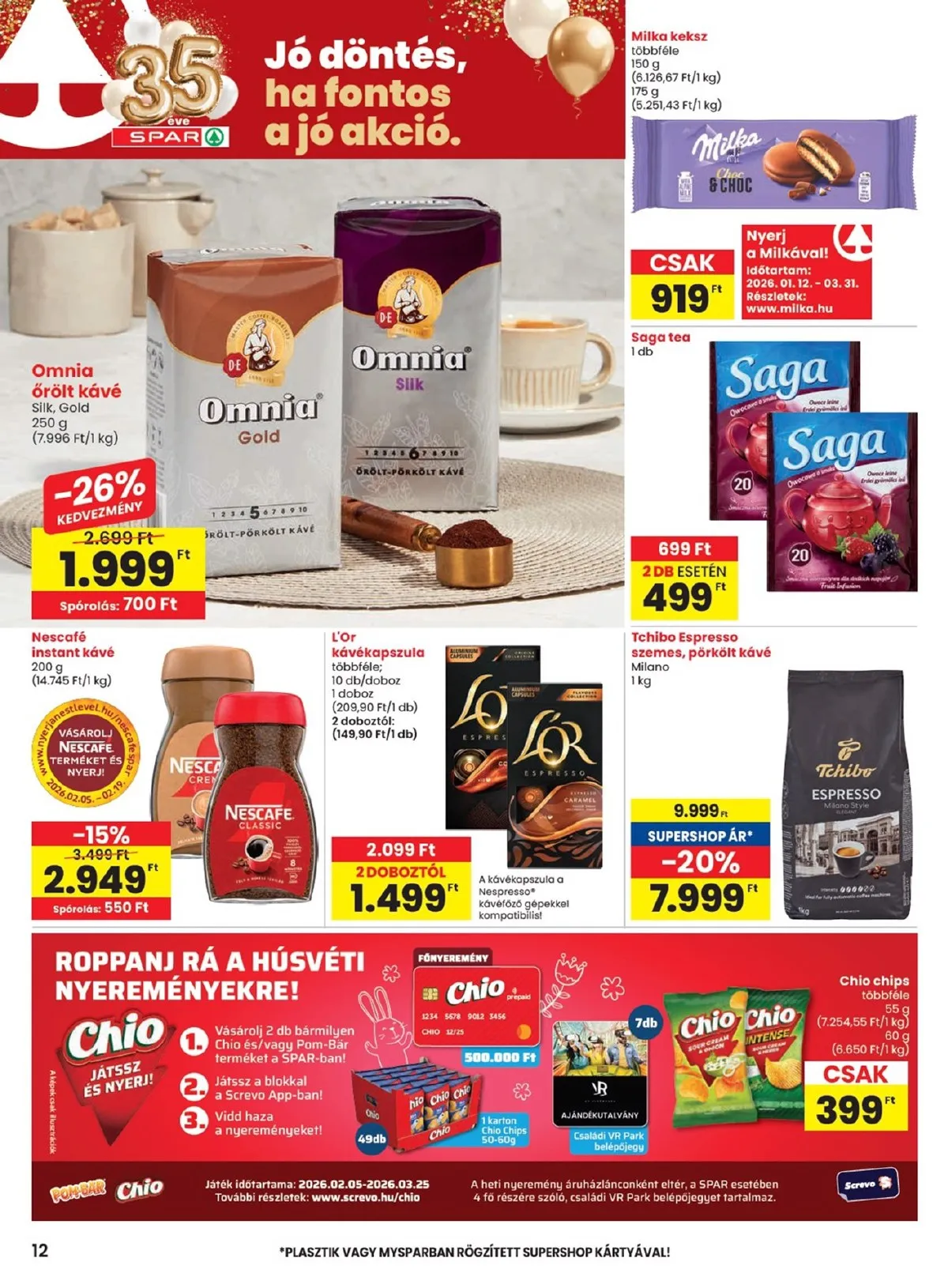 Spar akciós újság 02.12–02.18 – 12. oldal
