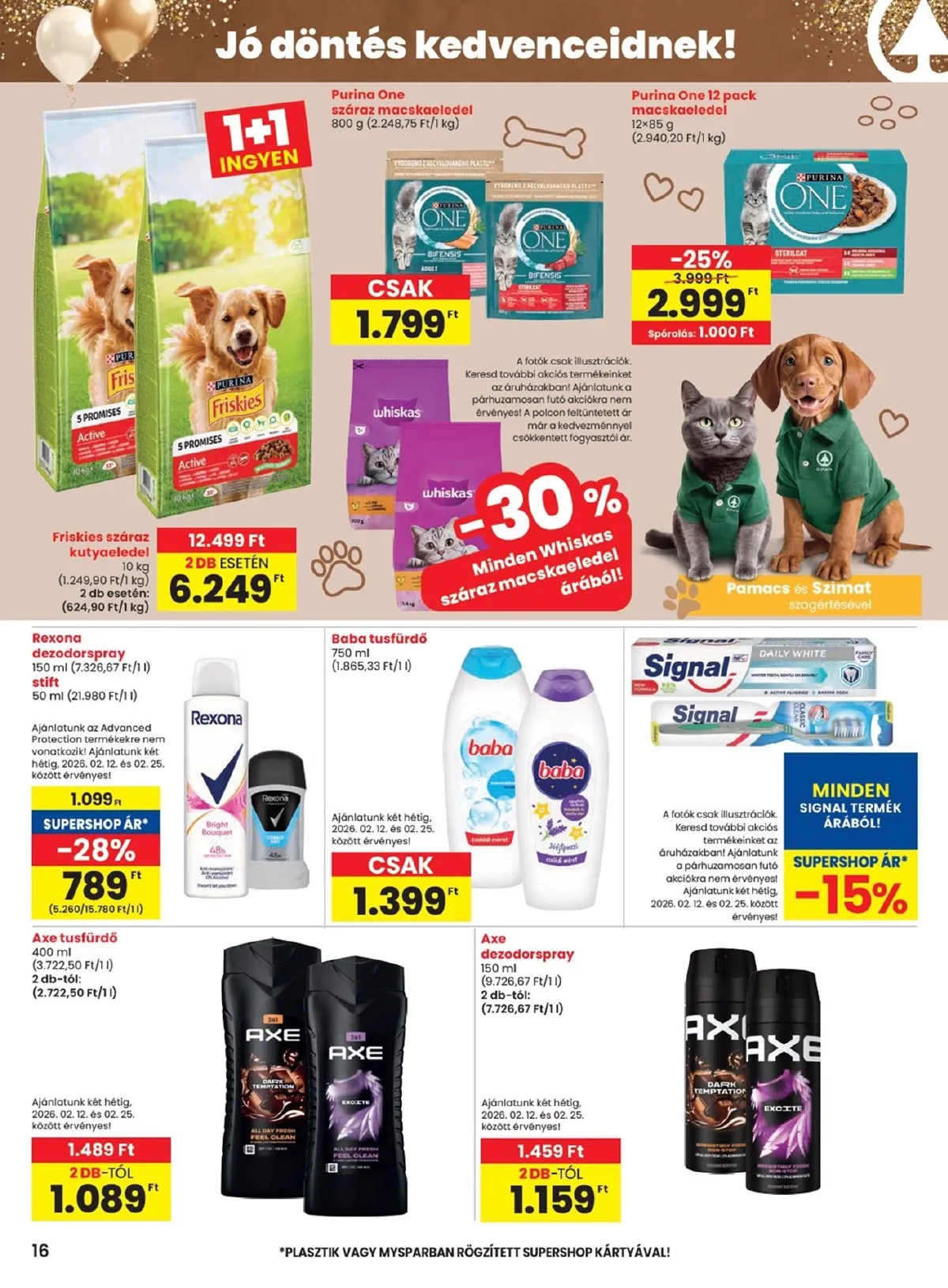Spar akciós újság 02.12–02.18 – 16. oldal