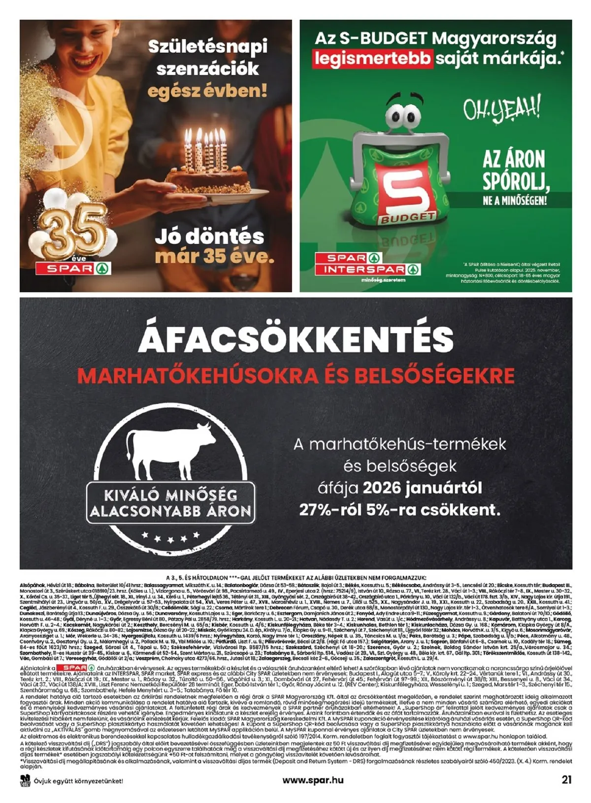 Spar akciós újság 02.12–02.18 – 19. oldal