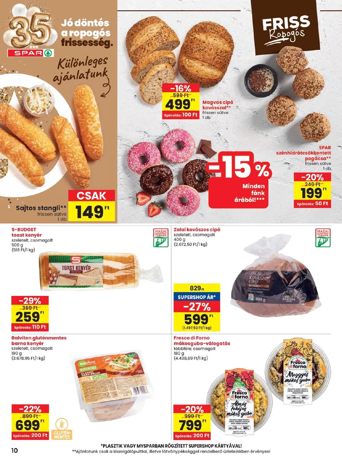 Spar akciós újság 02.19–02.25 – 10. oldal