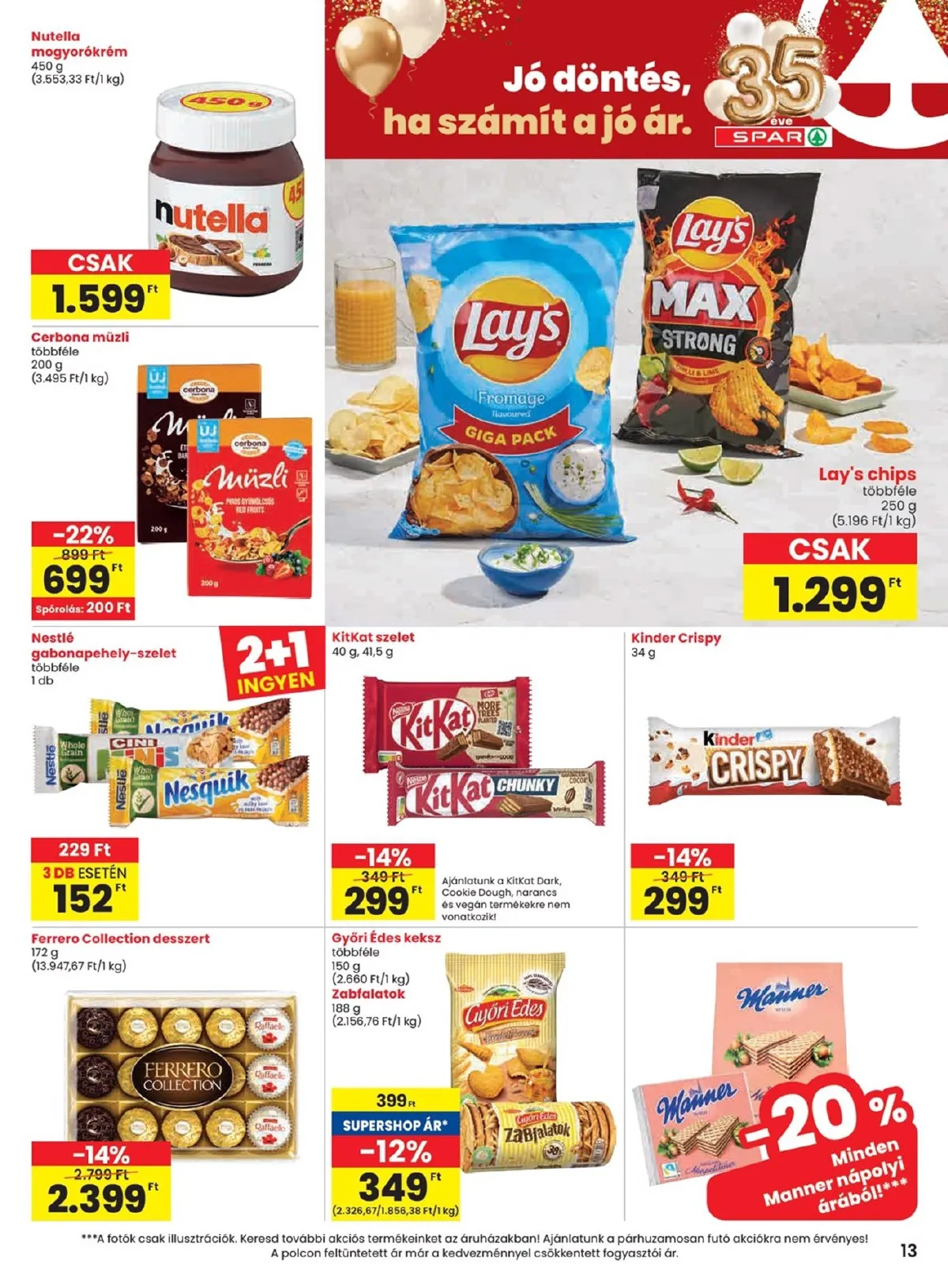 Spar akciós újság 02.19–02.25 – 13. oldal