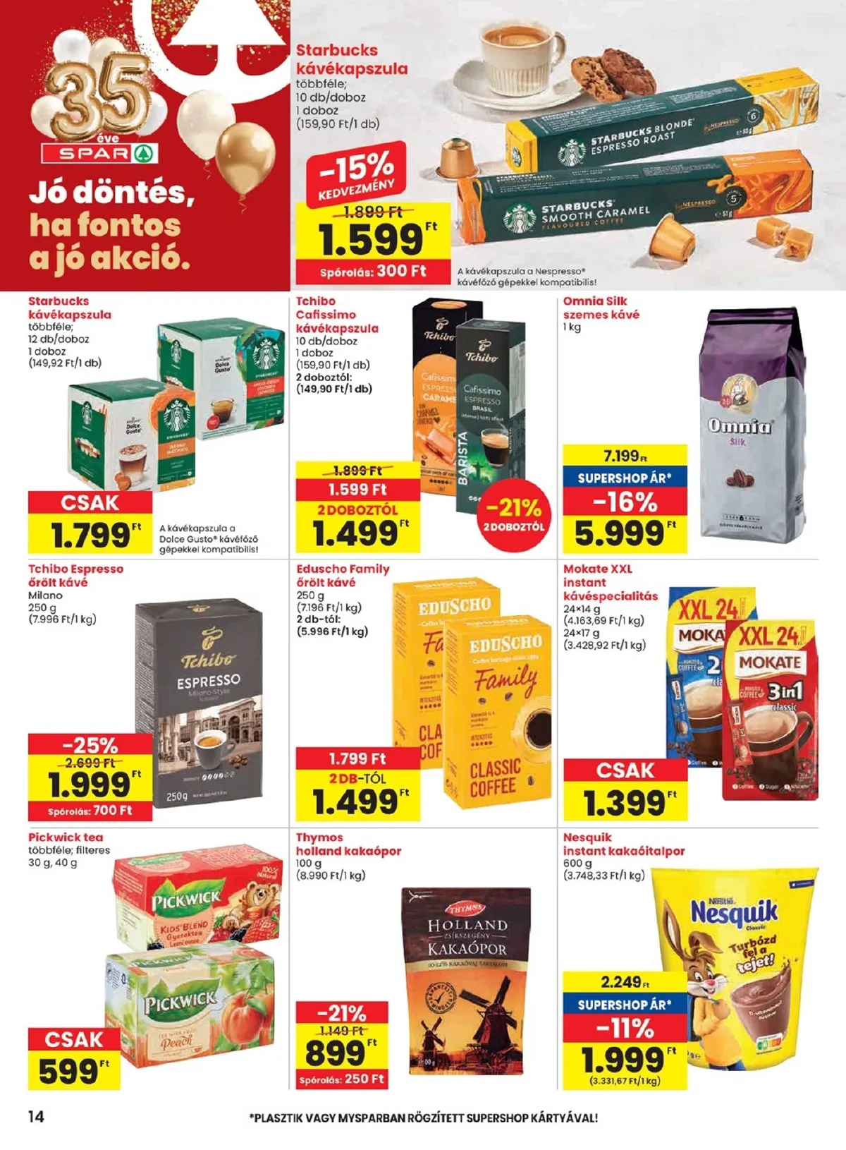 Spar akciós újság 02.19–02.25 – 14. oldal