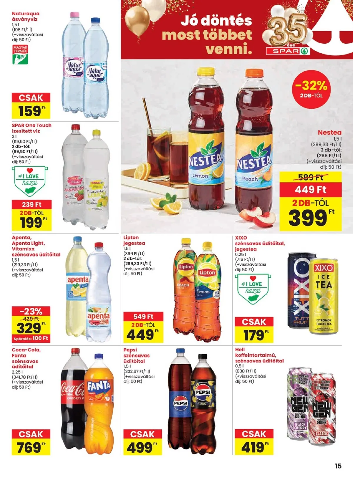 Spar akciós újság 02.19–02.25 – 15. oldal