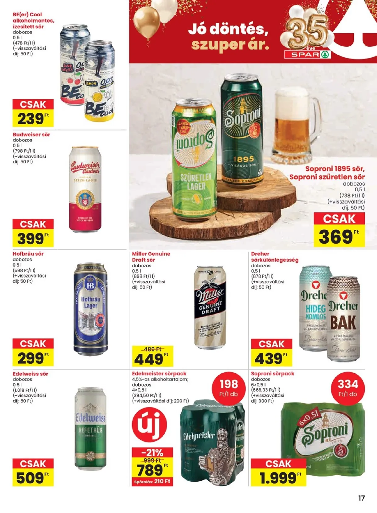 Spar akciós újság 02.19–02.25 – 17. oldal
