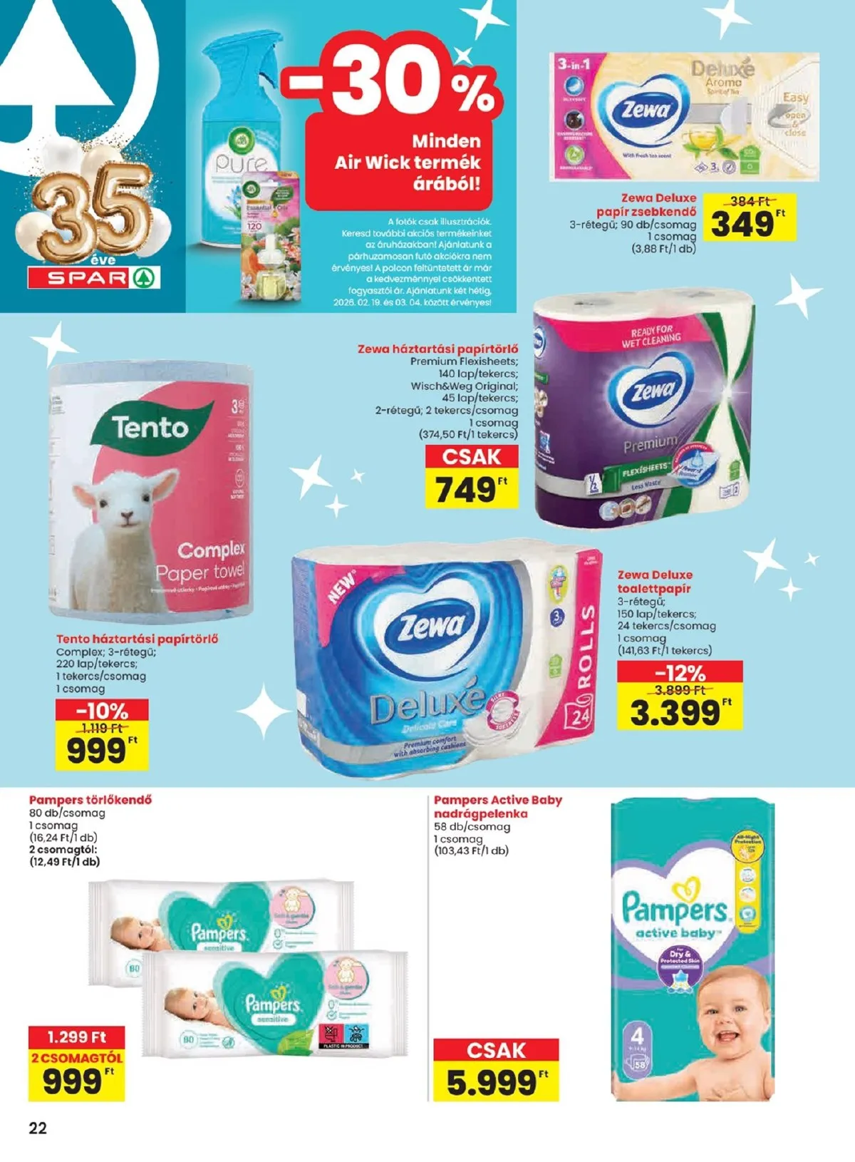 Spar akciós újság 02.19–02.25 – 22. oldal