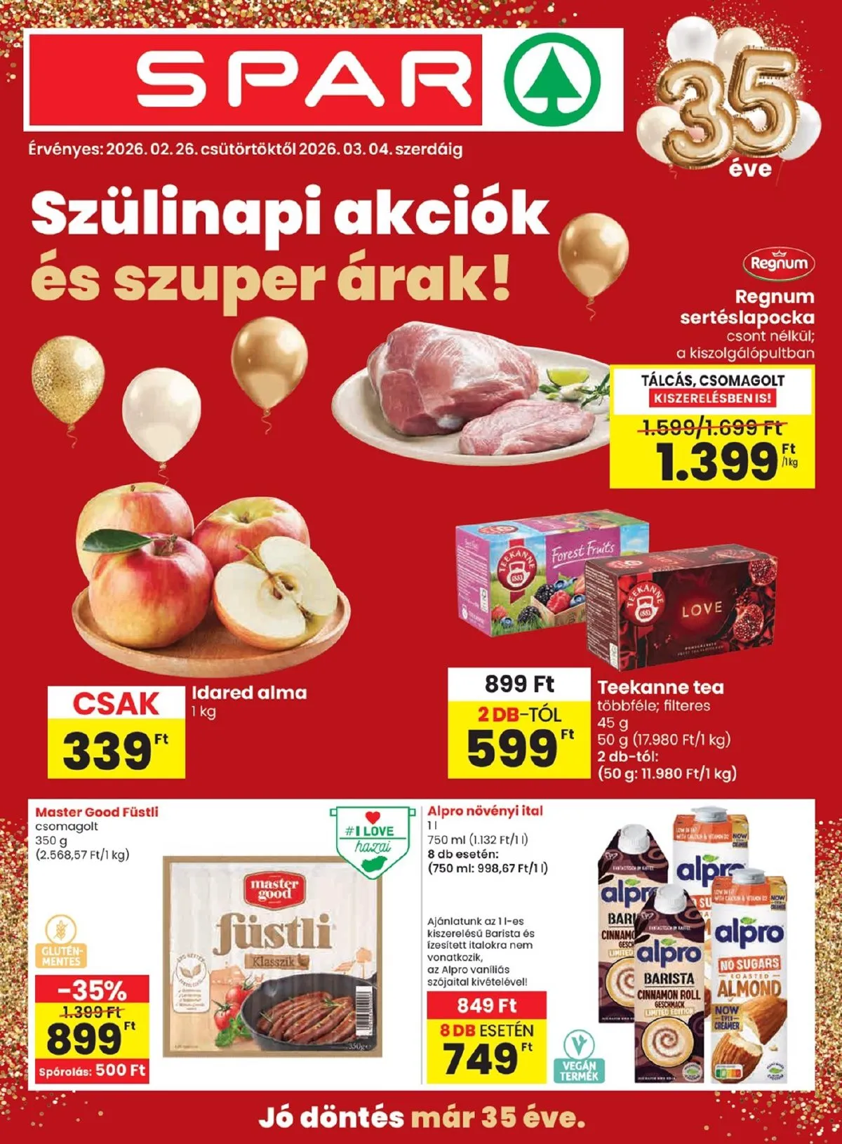 Spar akciós újság 02.26–03.04