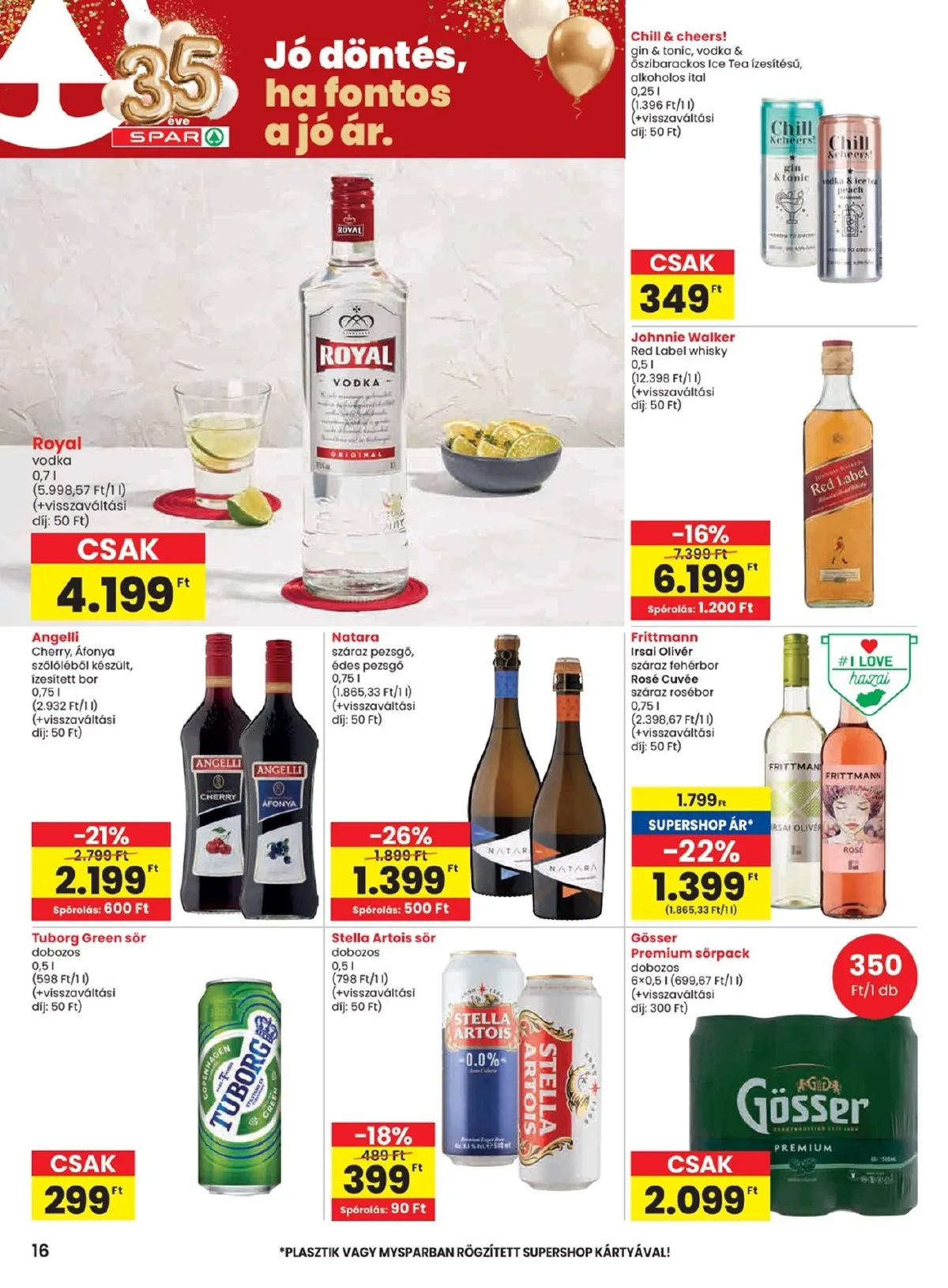 Spar akciós újság 02.26–03.04 – 16. oldal