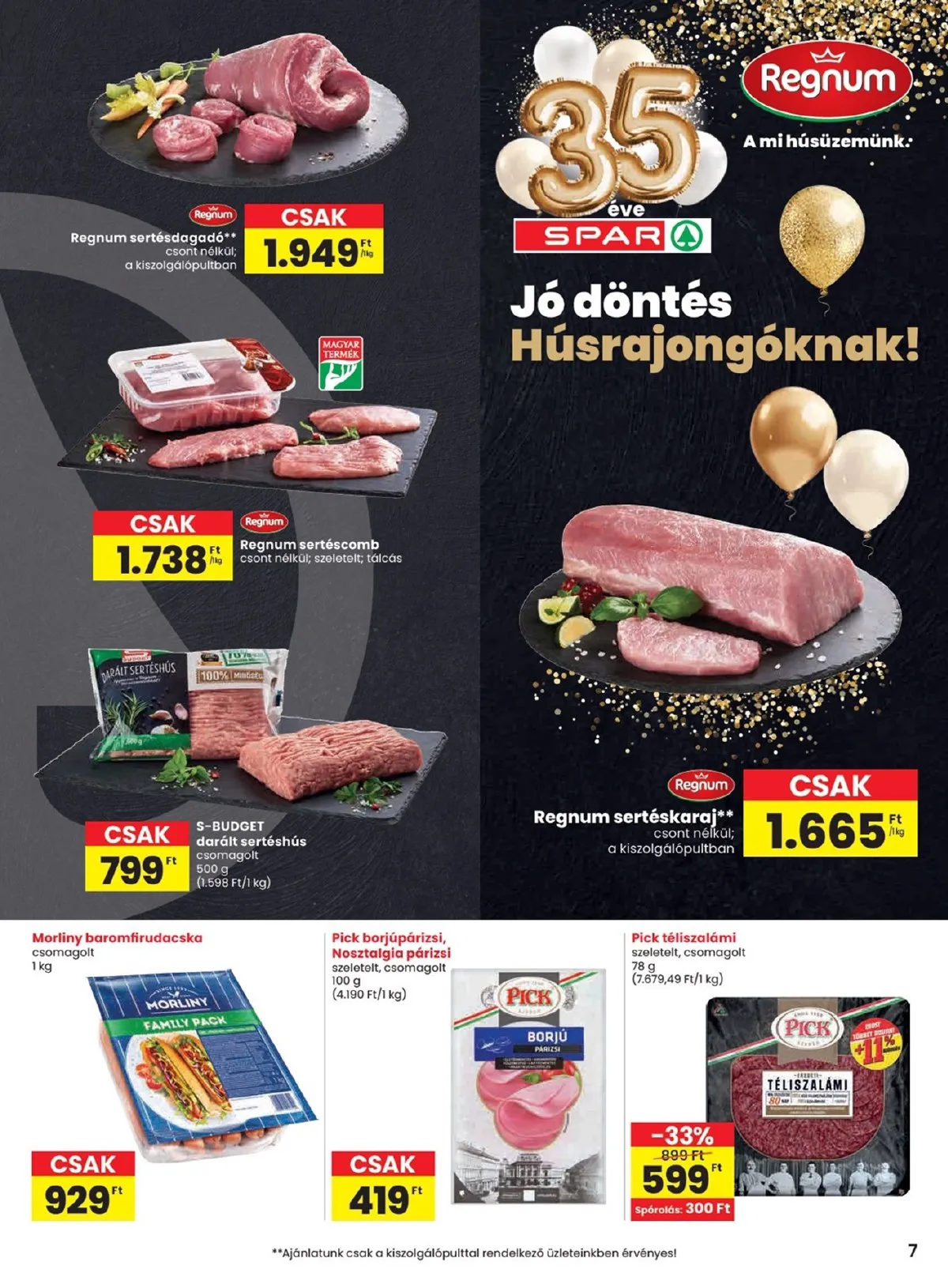 Spar akciós újság 02.26–03.04 – 7. oldal