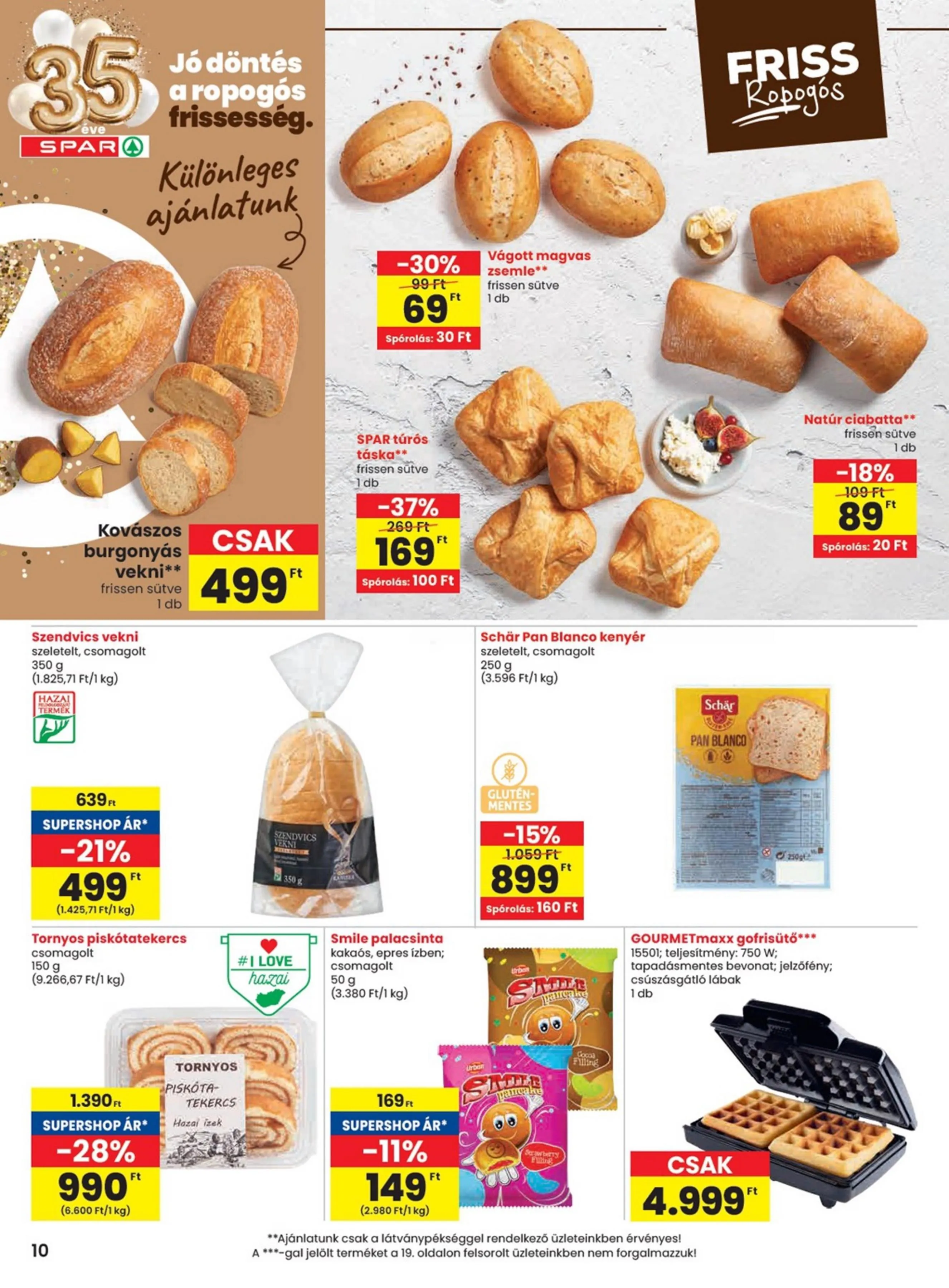 Spar akciós újság 03.05–03.11 – 10. oldal