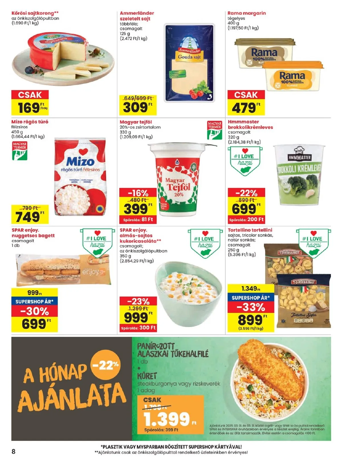 Spar akciós újság 03.05–03.11 – 8. oldal