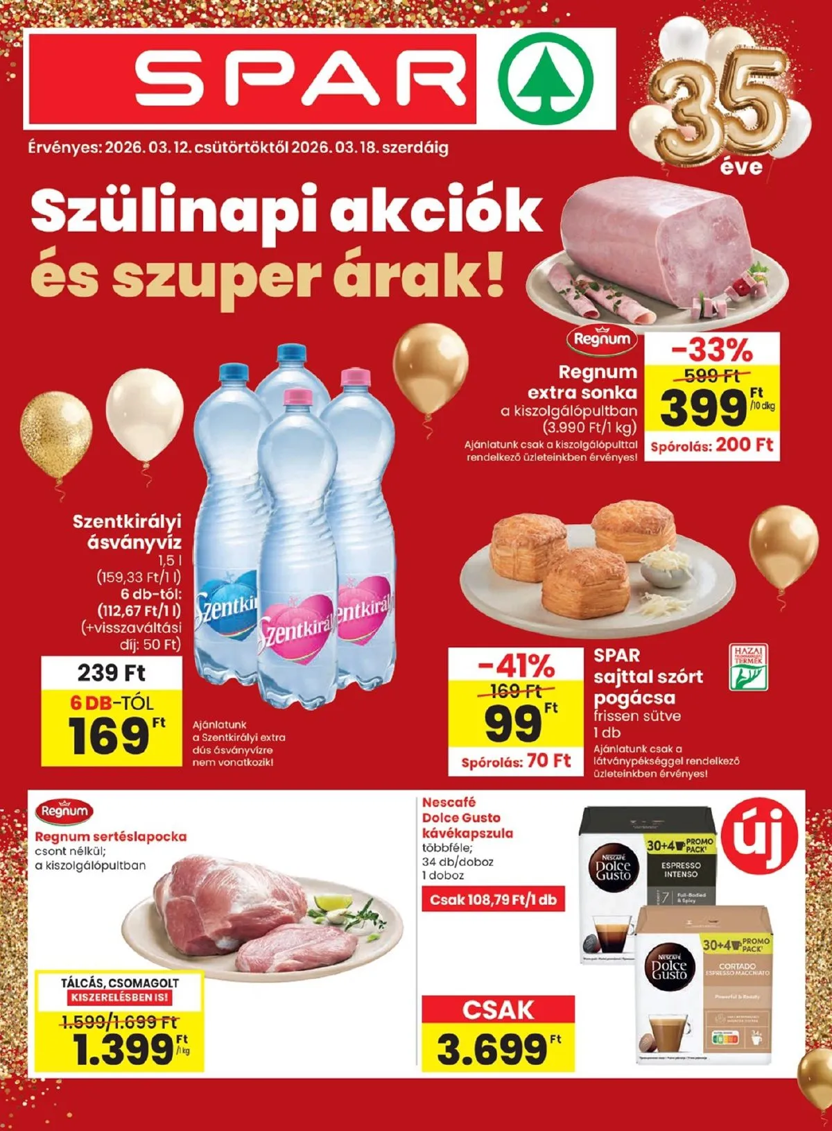 Spar akciós újság 03.12–03.18