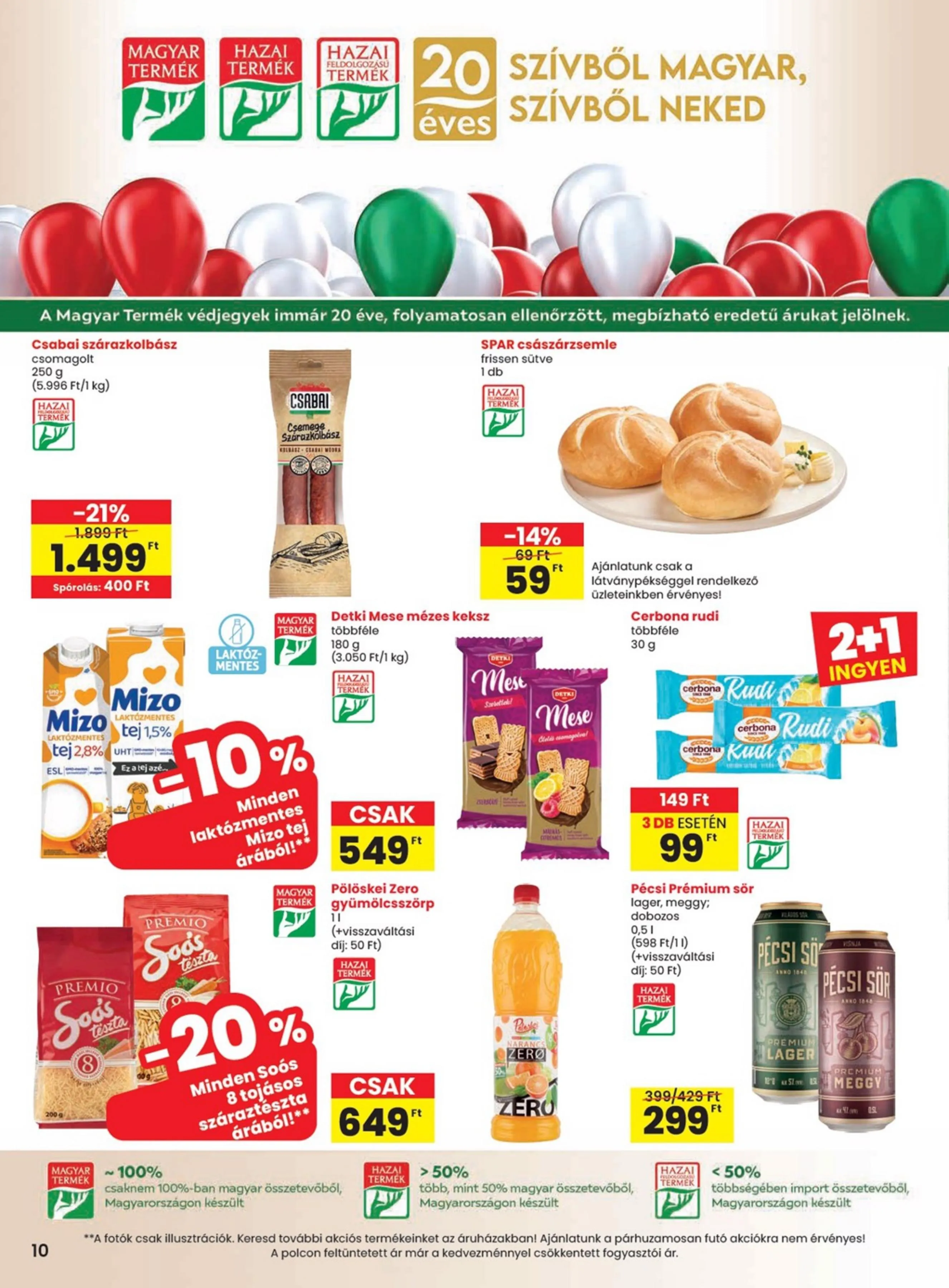 Spar akciós újság 03.12–03.18 – 10. oldal