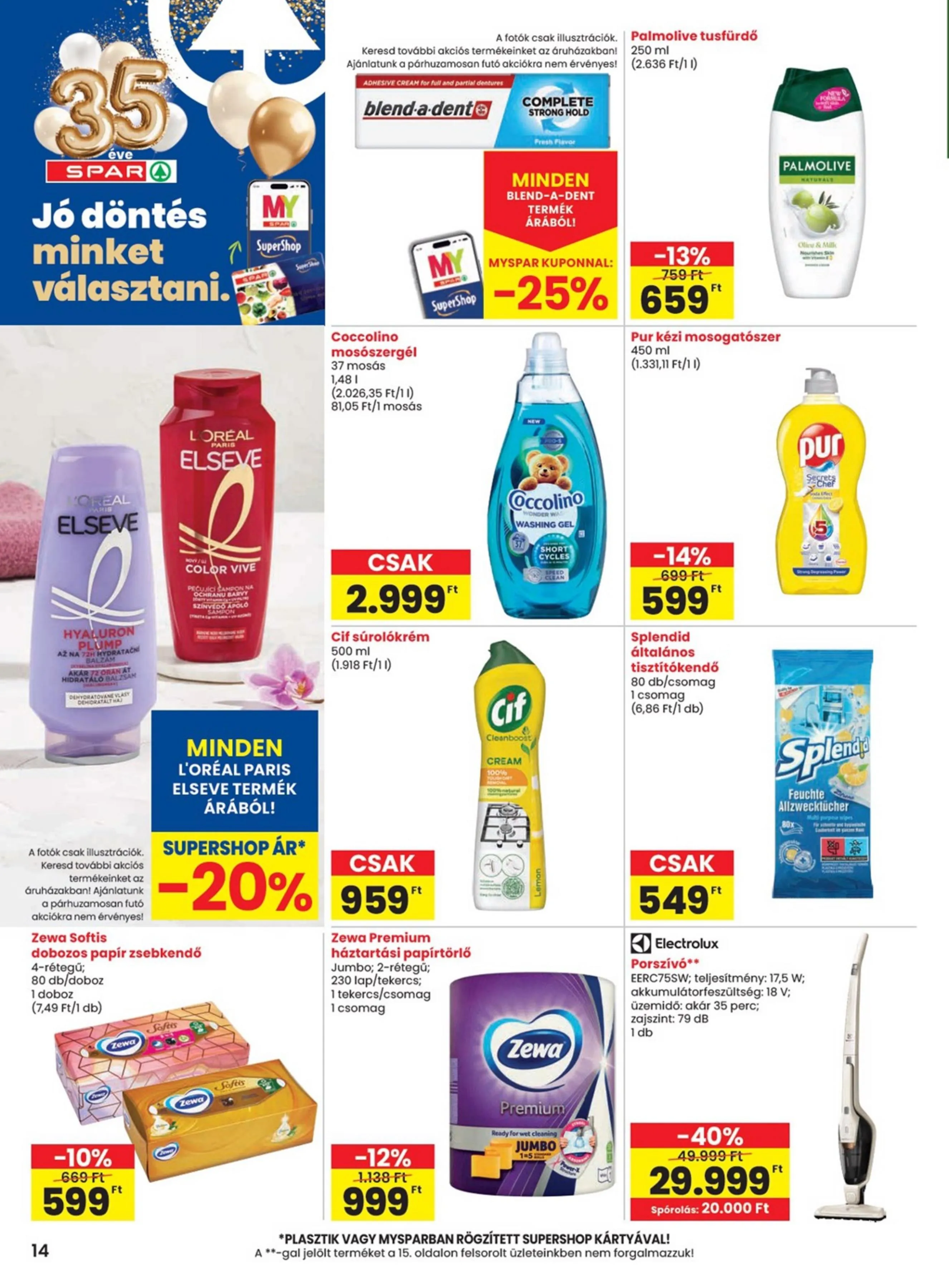 Spar akciós újság 03.12–03.18 – 14. oldal