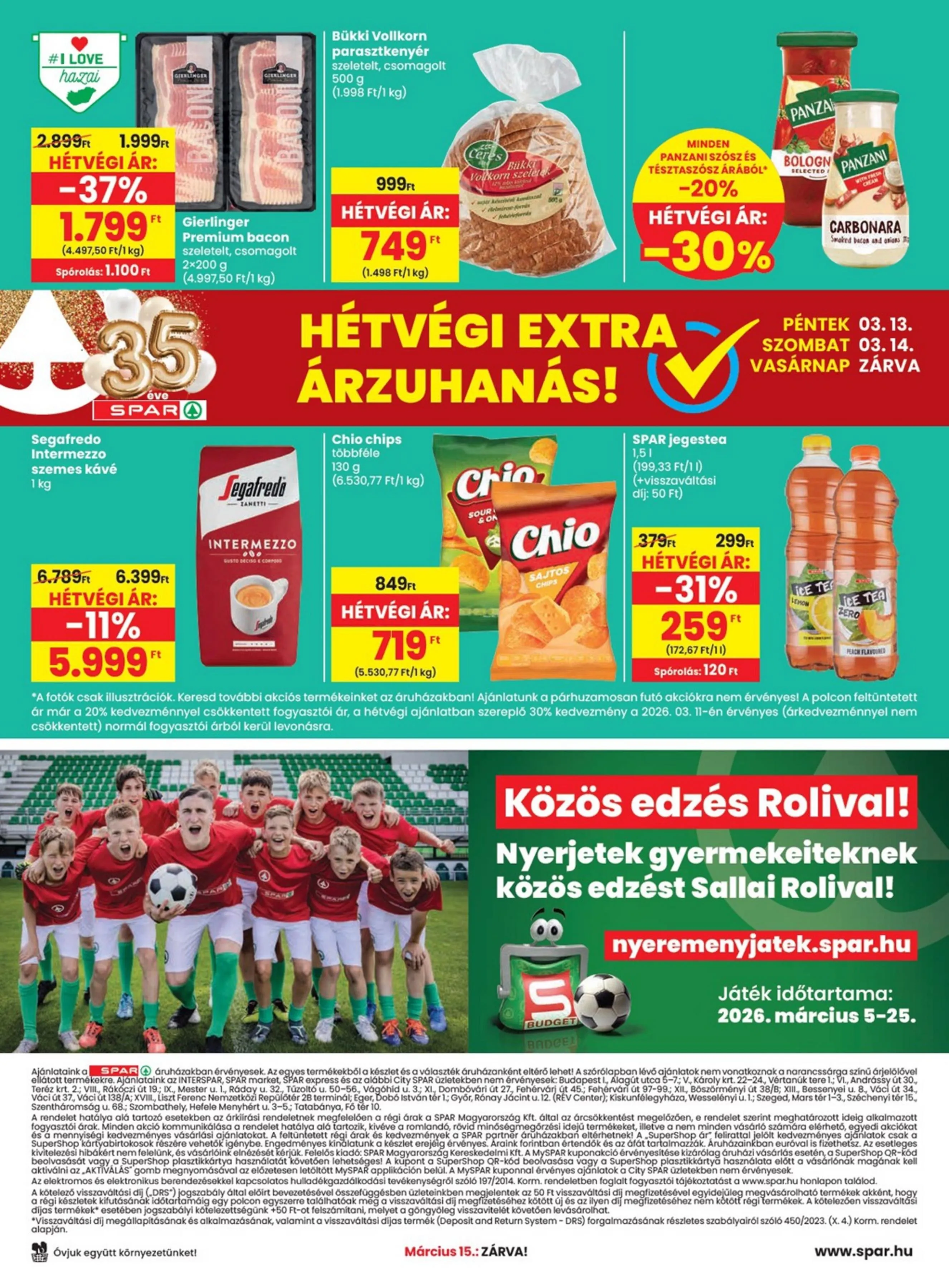 Spar akciós újság 03.12–03.18 – 16. oldal
