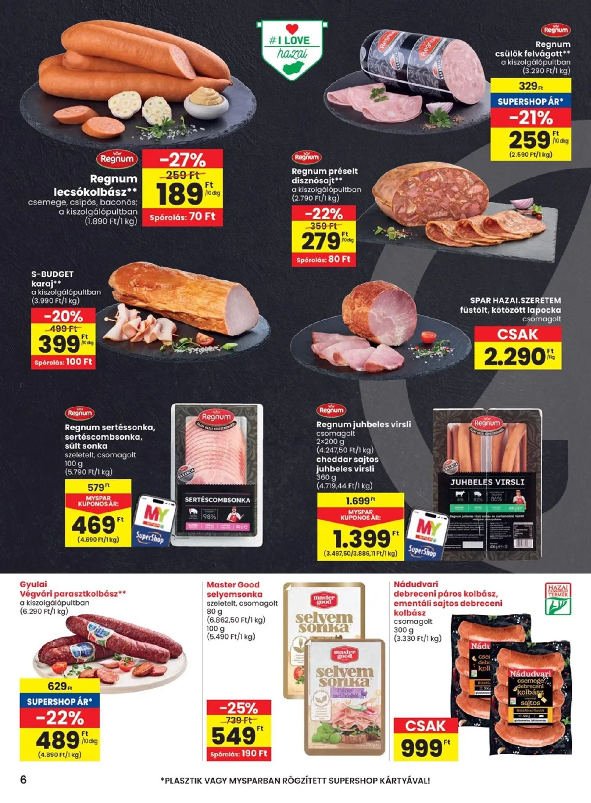 Spar akciós újság 03.12–03.18 – 6. oldal