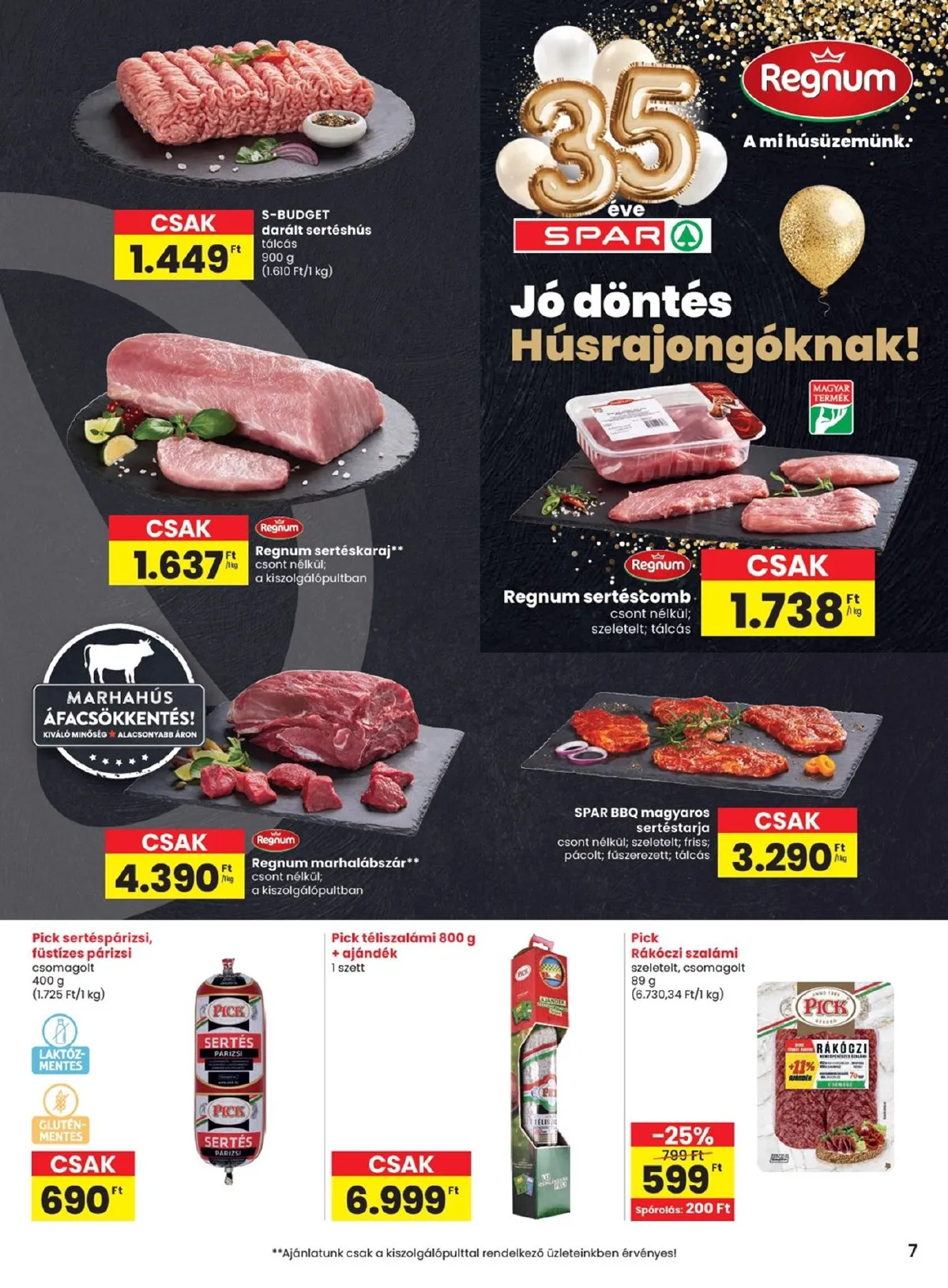 Spar akciós újság 03.12–03.18 – 7. oldal