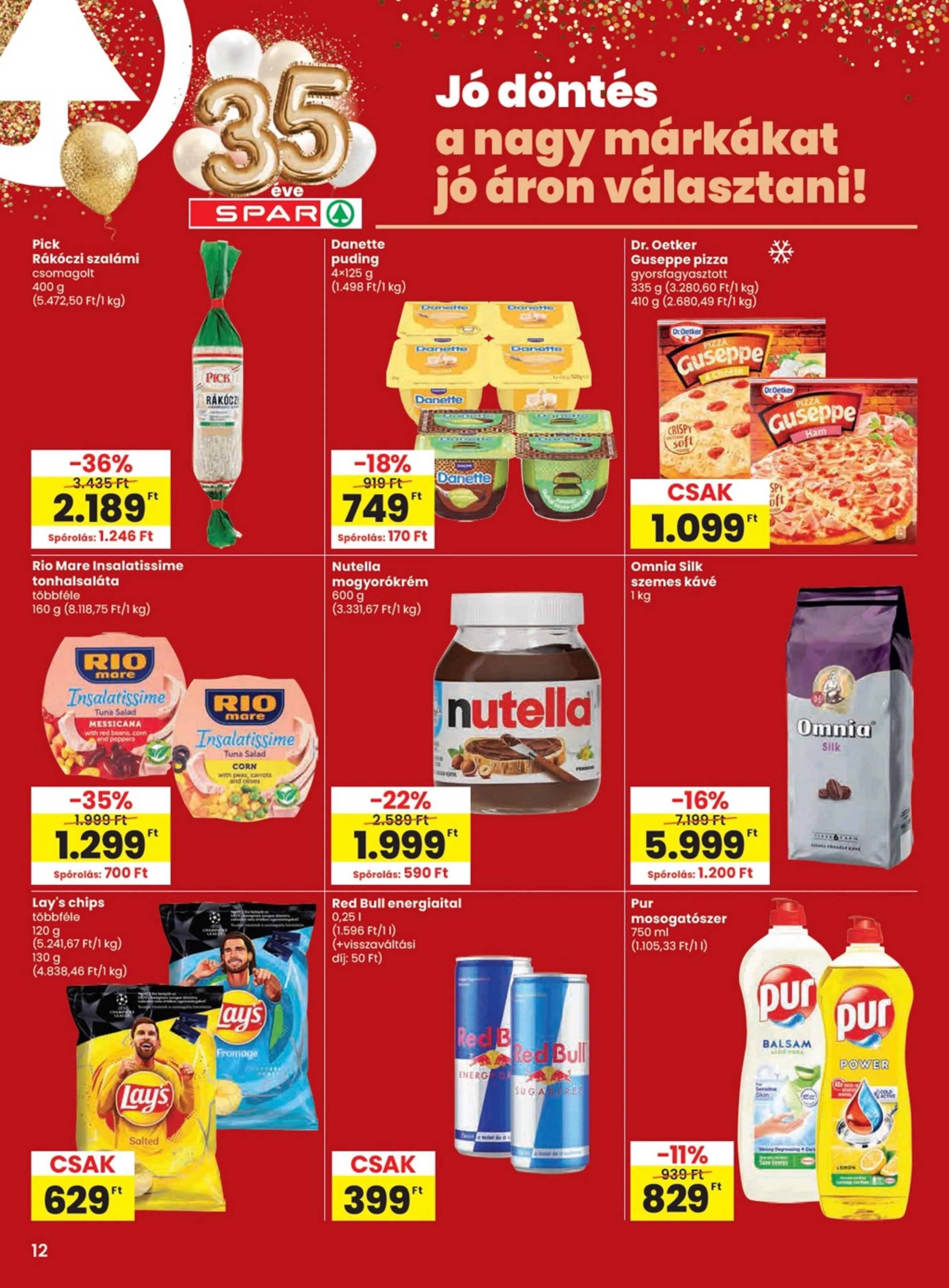 Spar akciós újság 03.19–03.25 – 12. oldal