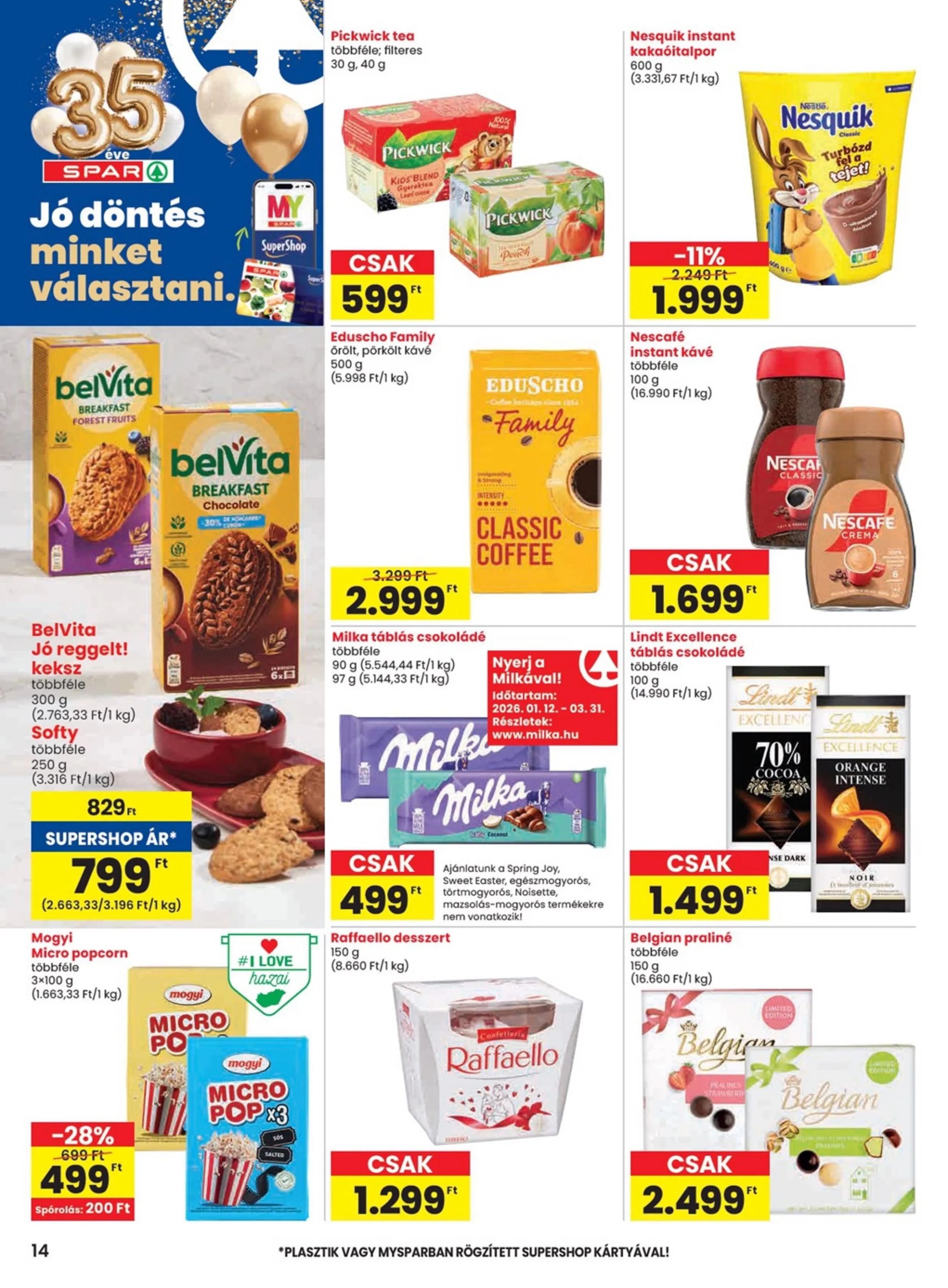 Spar akciós újság 03.19–03.25 – 14. oldal