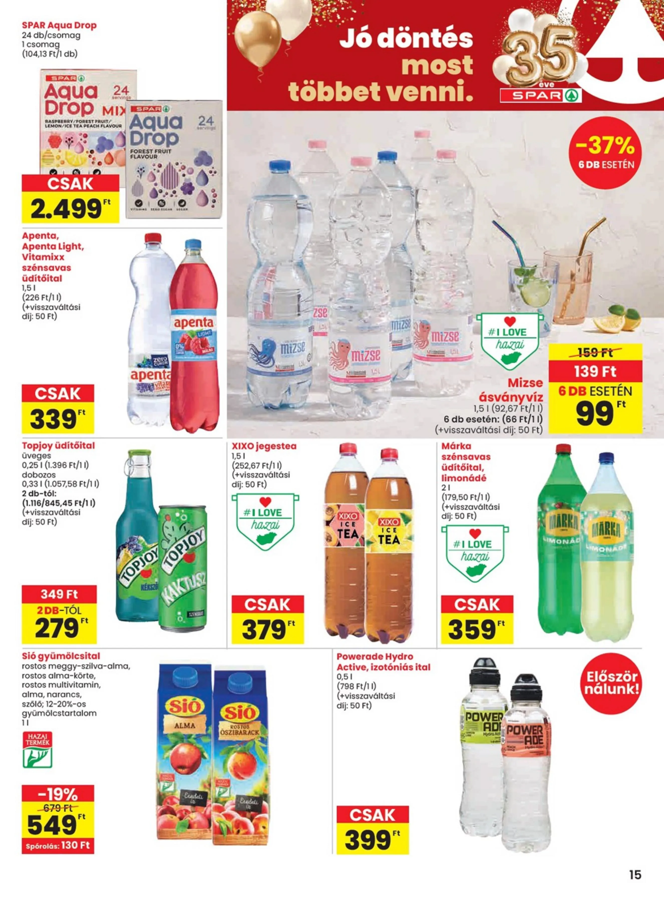 Spar akciós újság 03.19–03.25 – 15. oldal