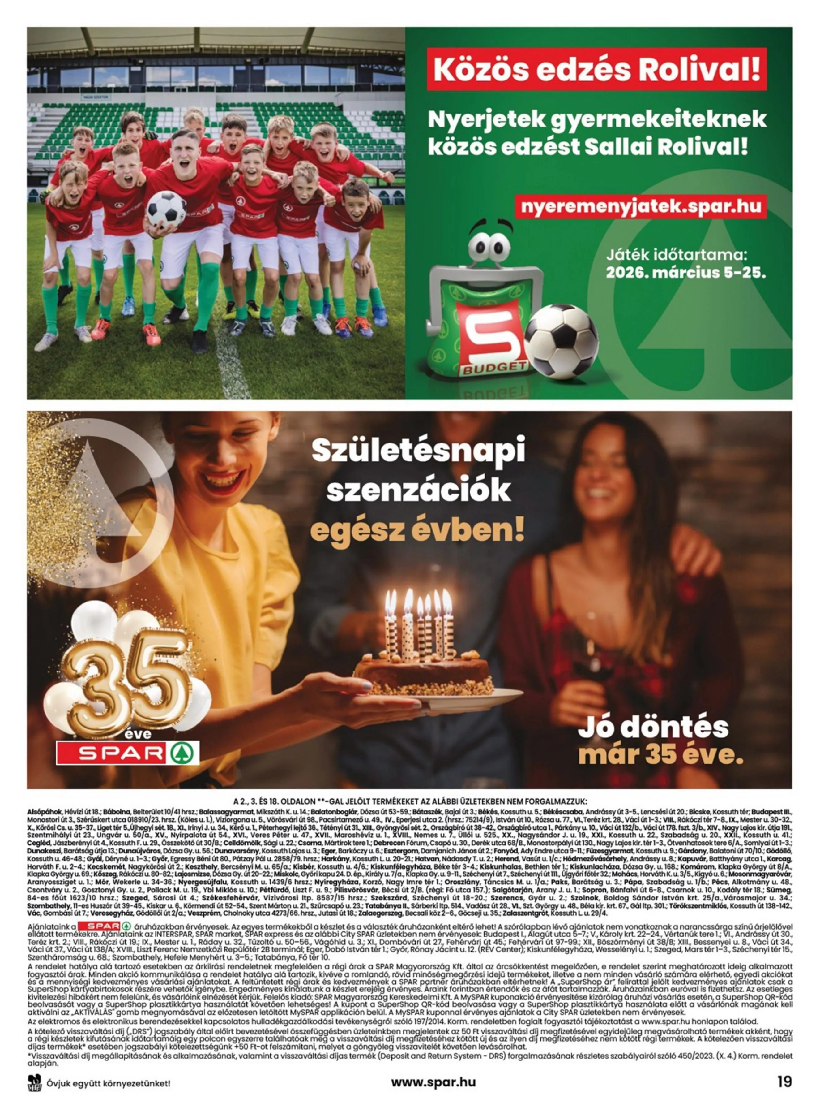 Spar akciós újság 03.19–03.25 – 19. oldal