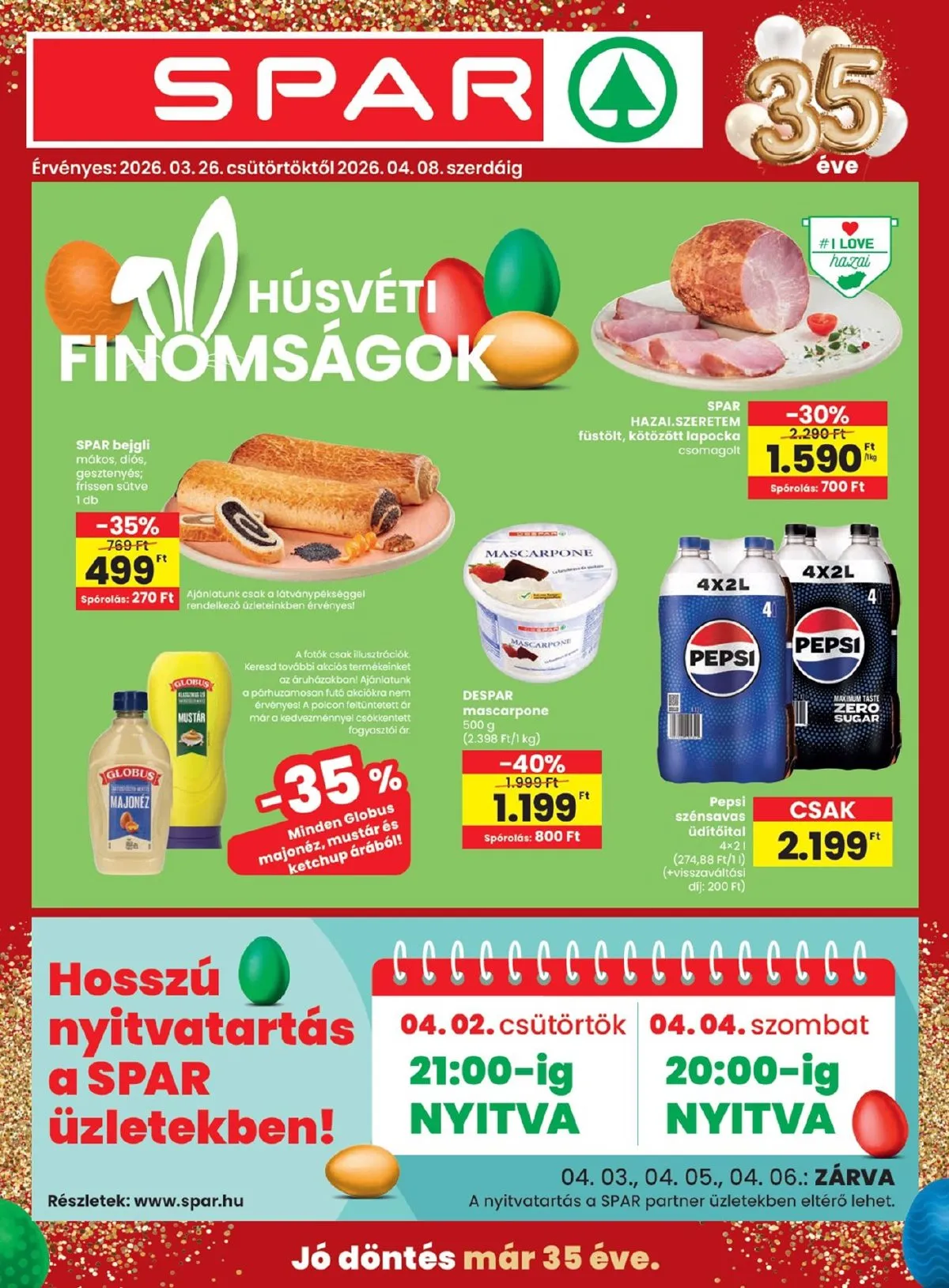 Spar akciós újság 03.26–04.08