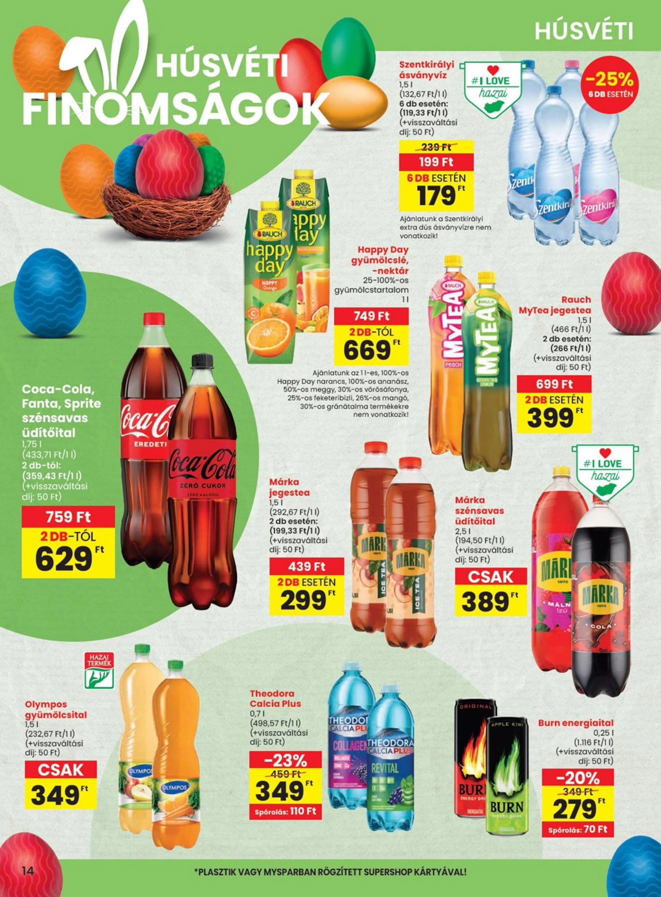 Spar akciós újság 03.26–04.08 – 14. oldal